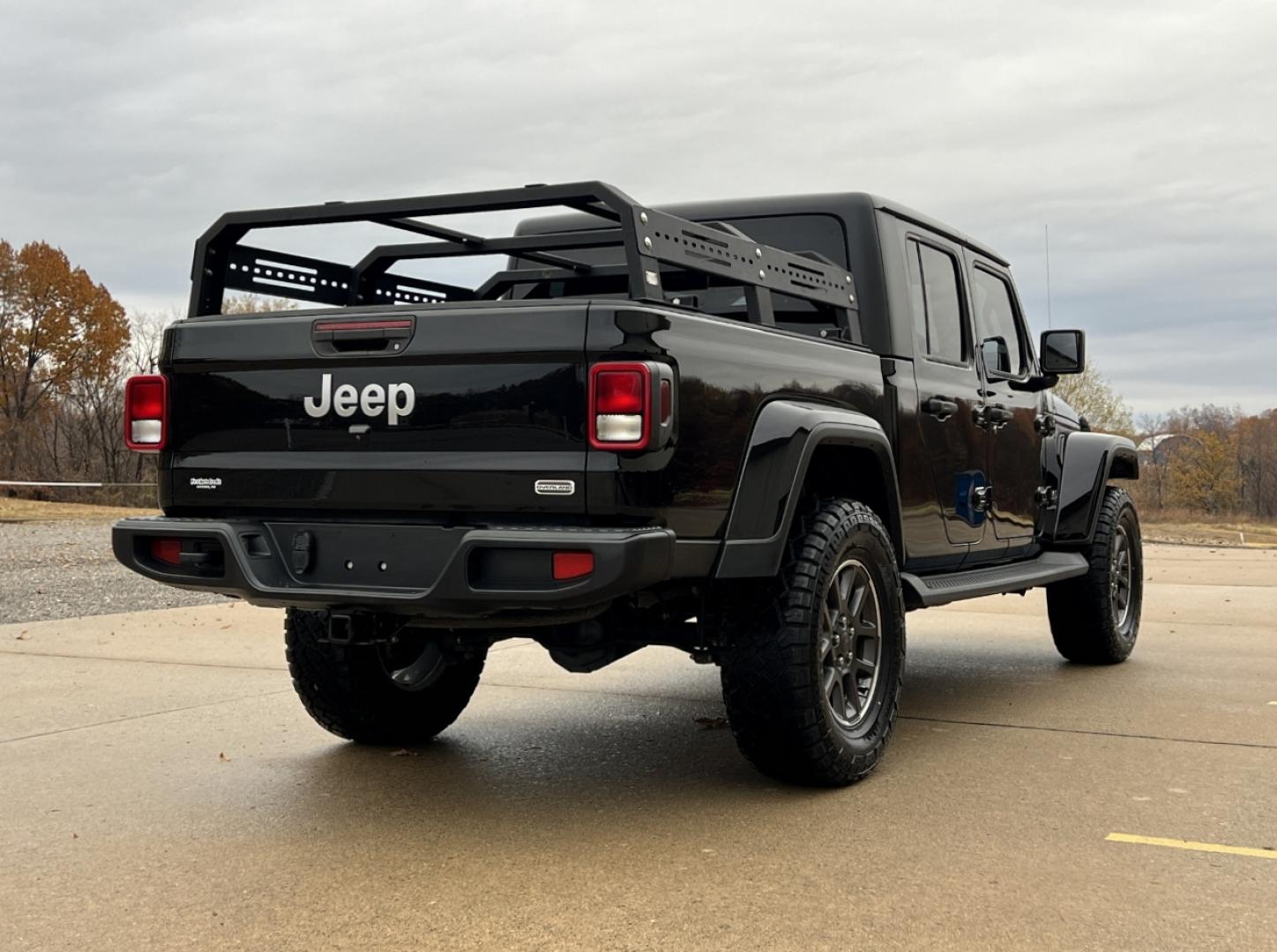 2021 BLACK /Black Leather Jeep Gladiator Overland (1C6HJTFG3ML) with an 3.6L V6 engine, Automatic transmission, located at 2990 Old Orchard Rd., Jackson, MO, 63755, 37.354214, -89.612106 - 2021 Jeep Gladiator Overland 1-Owner 98xxx miles 4x4 3.6L V6 Automatic Leather New Tires Navigation Heated Seats Heated Steering Wheel Backup Camera Bluetooth Remote Start Cruise Power Windows/Locks/Mirrors We have financing available and we accept trades! Fill out a credit applicati - Photo#10