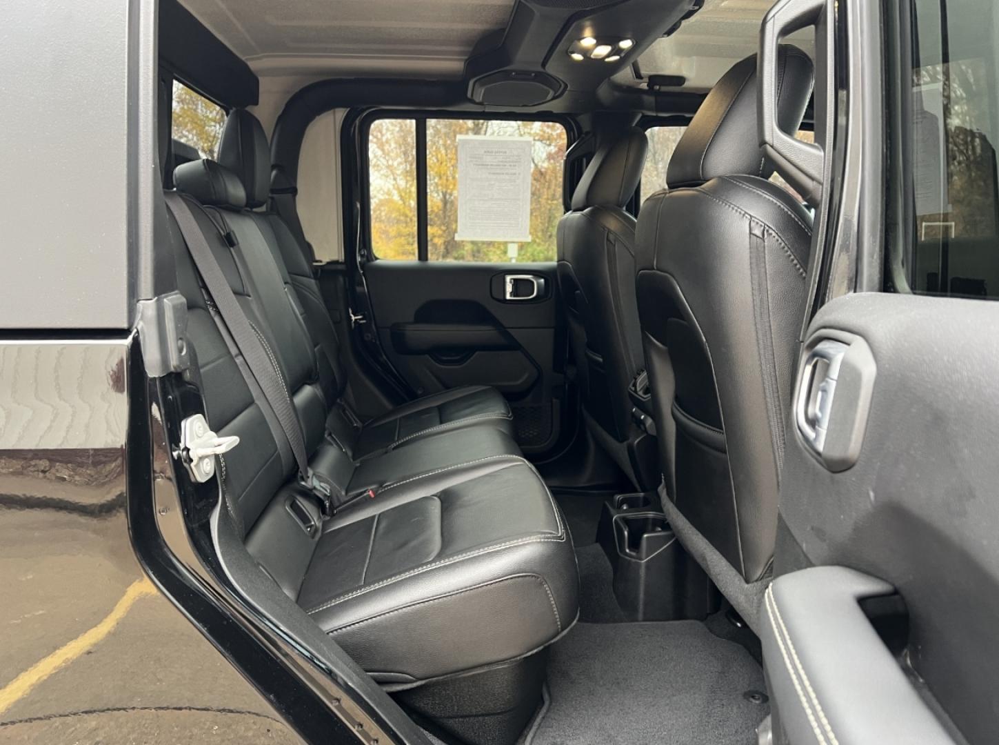 2021 BLACK /Black Leather Jeep Gladiator Overland (1C6HJTFG3ML) with an 3.6L V6 engine, Automatic transmission, located at 2990 Old Orchard Rd., Jackson, MO, 63755, 37.354214, -89.612106 - 2021 Jeep Gladiator Overland 1-Owner 98xxx miles 4x4 3.6L V6 Automatic Leather New Tires Navigation Heated Seats Heated Steering Wheel Backup Camera Bluetooth Remote Start Cruise Power Windows/Locks/Mirrors We have financing available and we accept trades! Fill out a credit applicati - Photo#20