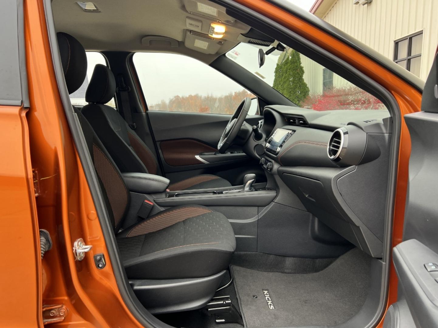 2024 Orange /Black Cloth Nissan Kicks SR (3N1CP5DV5RL) with an 1.6L 4 Cyl. engine, CVT transmission, located at 2990 Old Orchard Rd., Jackson, MO, 63755, 37.354214, -89.612106 - 2024 Nissan Kicks SR 1-Owner 29xxx miles Front Wheel Drive 1.6L 4 Cyl. Automatic Backup Camera Bluetooth Remote Start Cruise Power Windows/Locks/Mirrors We have financing available and we accept trades! Fill out a credit application on our website or come by today! If you have any questi - Photo#14