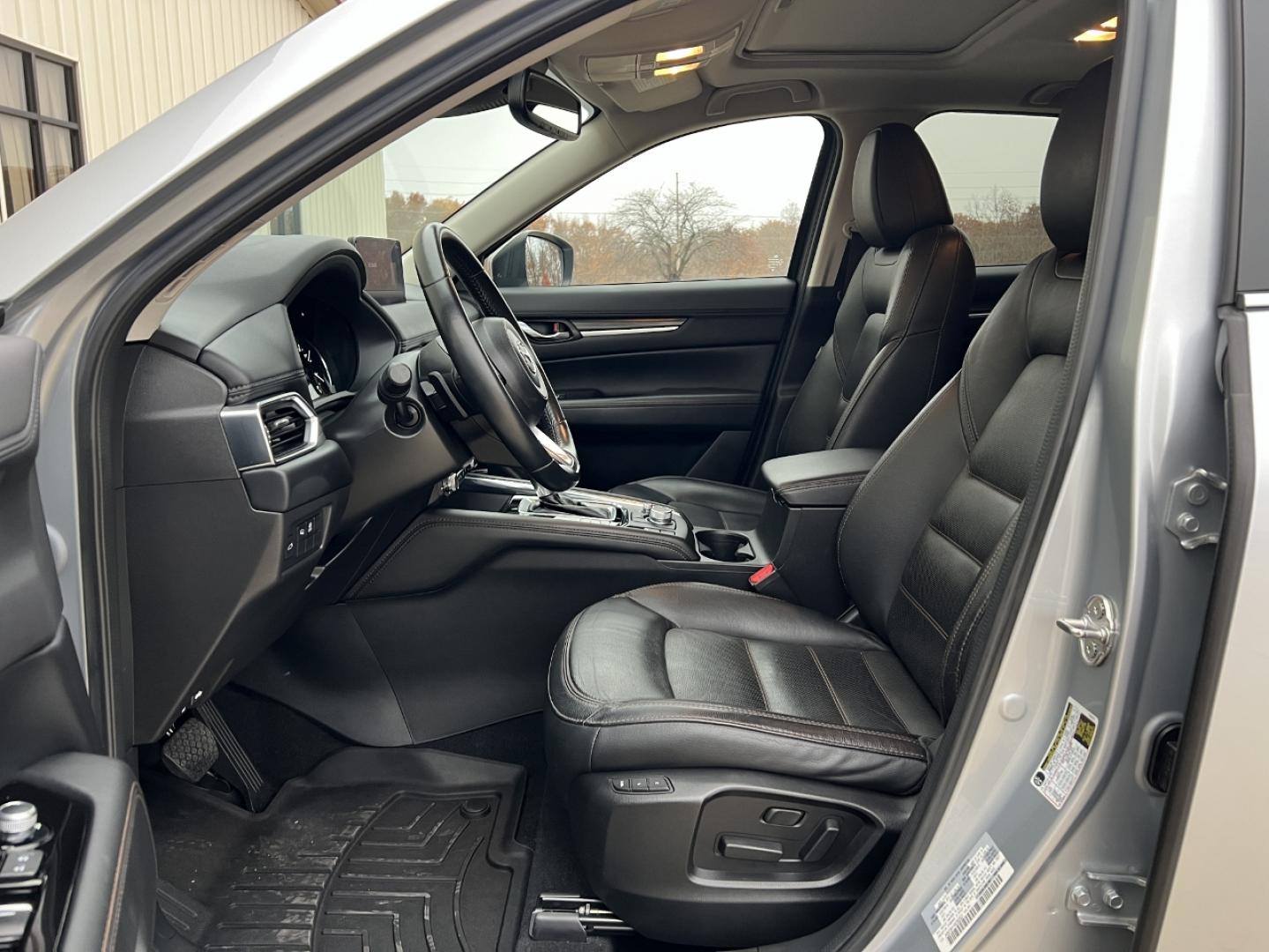 2021 SILVER /Black Leather Mazda CX-5 Grand Touring Reserve AWD (JM3KFBAYXM0) with an 2.5L 4 Cyl. engine, Automatic transmission, located at 2990 Old Orchard Rd., Jackson, MO, 63755, 37.354214, -89.612106 - 2021 Mazda CX-5 Grand Touring Reserve 56xxx miles All Wheel Drive 2.5L 4 Cyl. Automatic Leather Navigation Capability Power/Heated/Cooled Seats Heated Steering Wheel Backup Camera Sunroof Heads Up Display Bluetooth Cruise Power Windows/Locks/Mirrors We have financing available and we - Photo#14