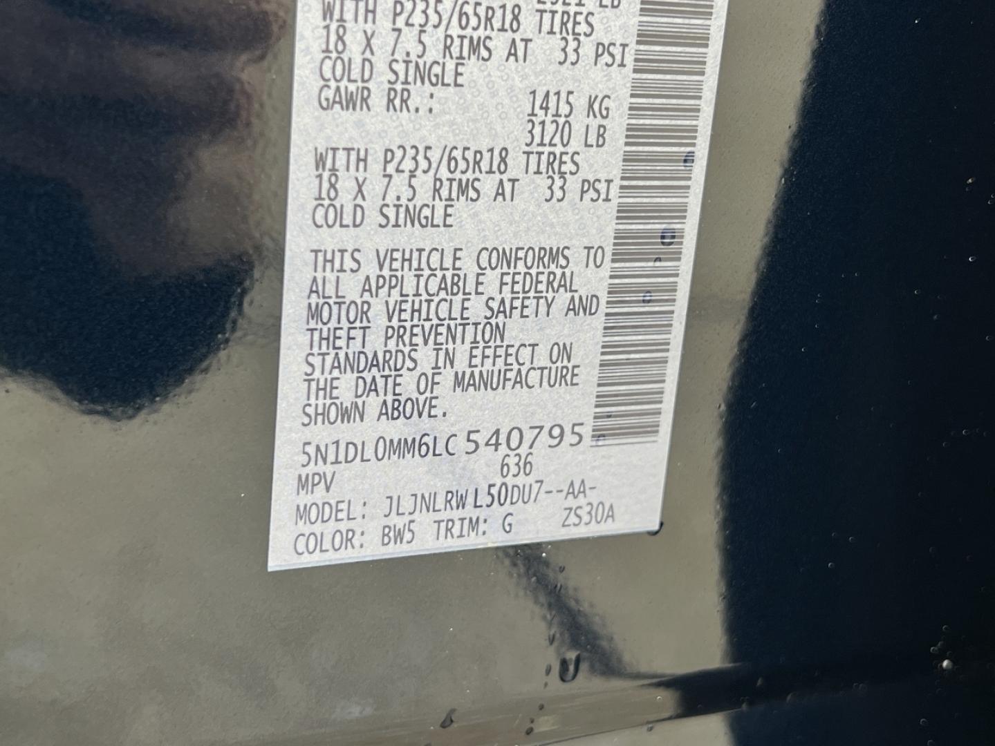 2020 BLUE /Black Leather Infiniti QX60 Luxe AWD (5N1DL0MM6LC) with an 3.5L V6 engine, CVT transmission, located at 2990 Old Orchard Rd., Jackson, MO, 63755, 37.354214, -89.612106 - 2020 Infiniti QX60 Luxe 72xxx miles All Wheel Drive 3.5L V6 Automatic Leather 3rd Row Backup Camera Power/Heated Seats Sunroof Bluetooth Remote Start Cruise Power Windows/Locks/Mirrors We have financing available and we accept trades! Fill out a credit application on our website or com - Photo#51