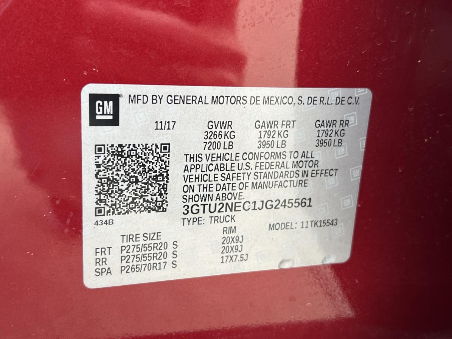 2018 MAROON /Black Leather GMC Sierra 1500 SLT Crew Cab Short Box 4WD (3GTU2NEC1JG) with an 5.3L V8 engine, Automatic transmission, located at 2990 Old Orchard Rd., Jackson, MO, 63755, 37.354214, -89.612106 - 2018 GMC Sierra 1500 SLT 1-Owner 151xxx miles 4x4 5.3L V8 Automatic Leather Navigation Power/Heated Seats Backup Camera Bluetooth Remote Start Cruise Power Windows/Locks/Mirrors We have financing available and we accept trades! Fill out a credit application on our website or come by to - Photo#48