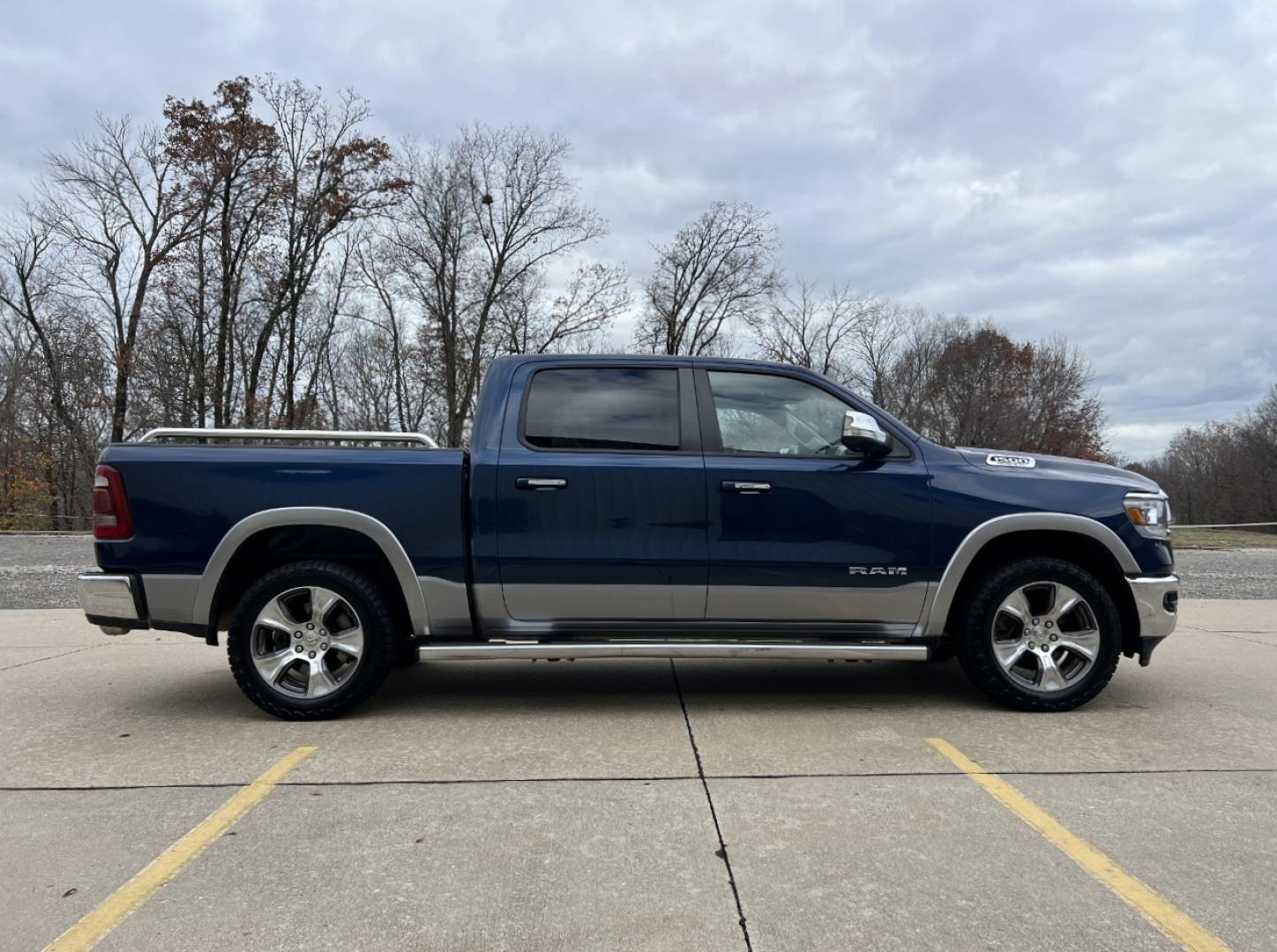 2019 BLUE /Tan Leather RAM 1500 Laramie Crew Cab SWB 4WD (1C6SRFJTXKN) with an 5.7L V8 engine, Automatic transmission, located at 2990 Old Orchard Rd., Jackson, MO, 63755, 37.354214, -89.612106 - 2019 Ram 1500 Laramie 1-Owner 126xxx miles 4x4 5.7L V8 Automatic Leather Navigation Power/Heated/Cooled Seats Heated Rear Seats Heated Steering Wheel Backup Camera Bluetooth Remote Start Cruise Power Windows/Locks/Mirrors We have financing available and we accept trades! Fill out a c - Photo#11