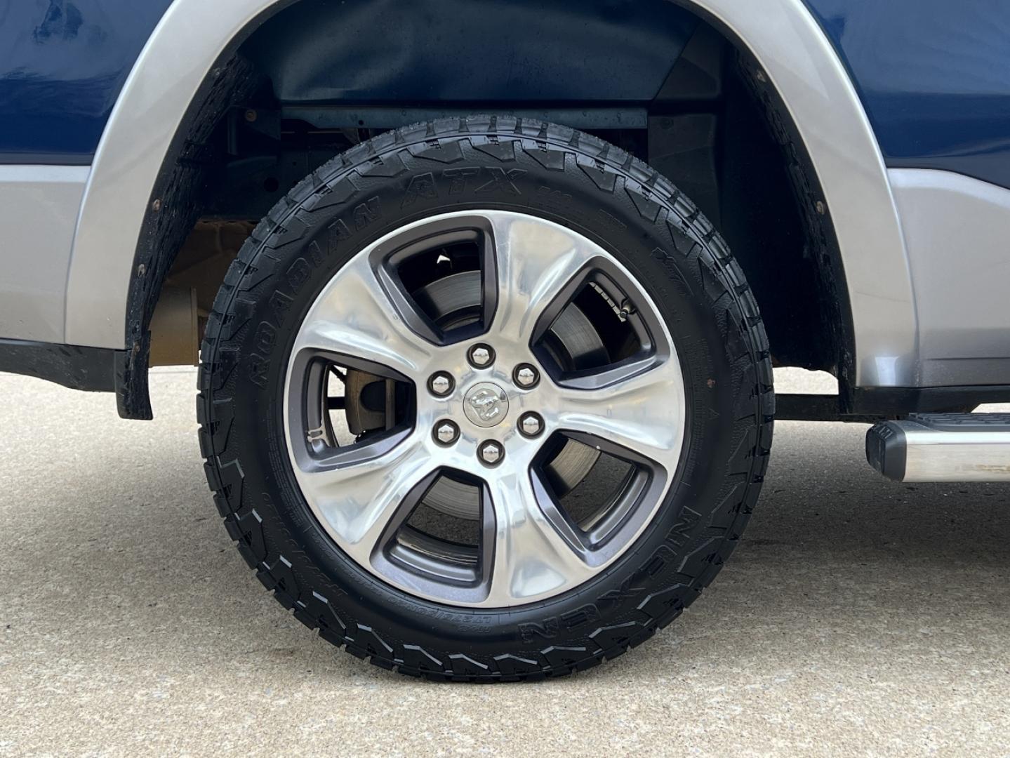 2019 BLUE /Tan Leather RAM 1500 Laramie Crew Cab SWB 4WD (1C6SRFJTXKN) with an 5.7L V8 engine, Automatic transmission, located at 2990 Old Orchard Rd., Jackson, MO, 63755, 37.354214, -89.612106 - 2019 Ram 1500 Laramie 1-Owner 126xxx miles 4x4 5.7L V8 Automatic Leather Navigation Power/Heated/Cooled Seats Heated Rear Seats Heated Steering Wheel Backup Camera Bluetooth Remote Start Cruise Power Windows/Locks/Mirrors We have financing available and we accept trades! Fill out a c - Photo#42