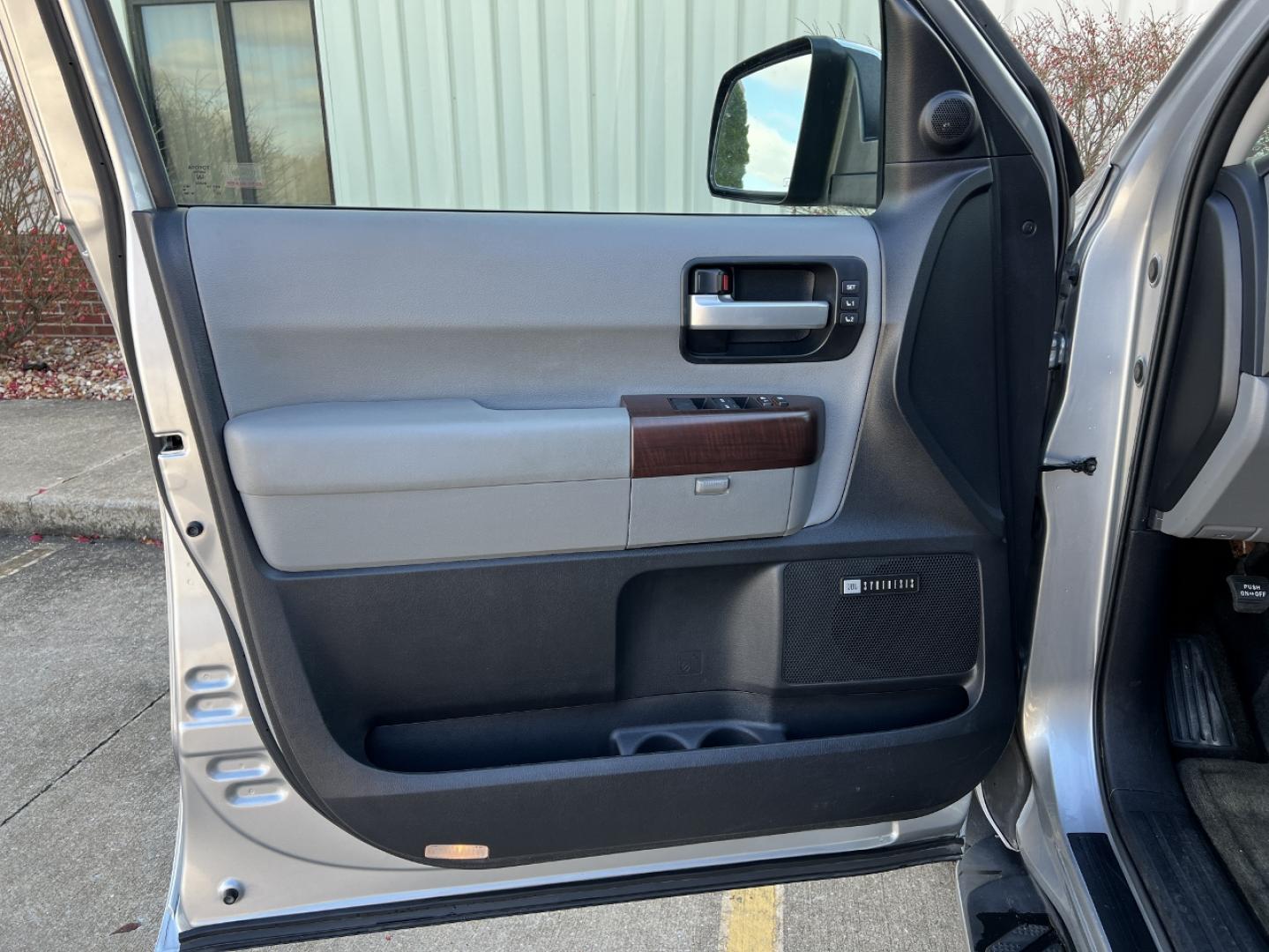 2015 SILVER /Gray Leather Toyota Sequoia Plantium 4WD (5TDDW5G11FS) with an 5.7L V8 engine, Automatic transmission, located at 2990 Old Orchard Rd., Jackson, MO, 63755, 37.354214, -89.612106 - 2015 Toyota Sequoia Platinum 142xxx miles 4 Wheel Drive 5.7L V8 Automatic Leather 3rd Row Rear Entertainment Navigation Power/Heated/Cooled Seats Backup Camera Sunroof Bluetooth Cruise Power Windows/Locks/Mirrors We have financing available and we accept trades! Fill out a credit appl - Photo#17