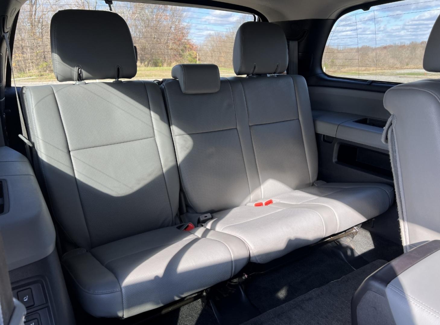 2015 SILVER /Gray Leather Toyota Sequoia Plantium 4WD (5TDDW5G11FS) with an 5.7L V8 engine, Automatic transmission, located at 2990 Old Orchard Rd., Jackson, MO, 63755, 37.354214, -89.612106 - 2015 Toyota Sequoia Platinum 142xxx miles 4 Wheel Drive 5.7L V8 Automatic Leather 3rd Row Rear Entertainment Navigation Power/Heated/Cooled Seats Backup Camera Sunroof Bluetooth Cruise Power Windows/Locks/Mirrors We have financing available and we accept trades! Fill out a credit appl - Photo#23