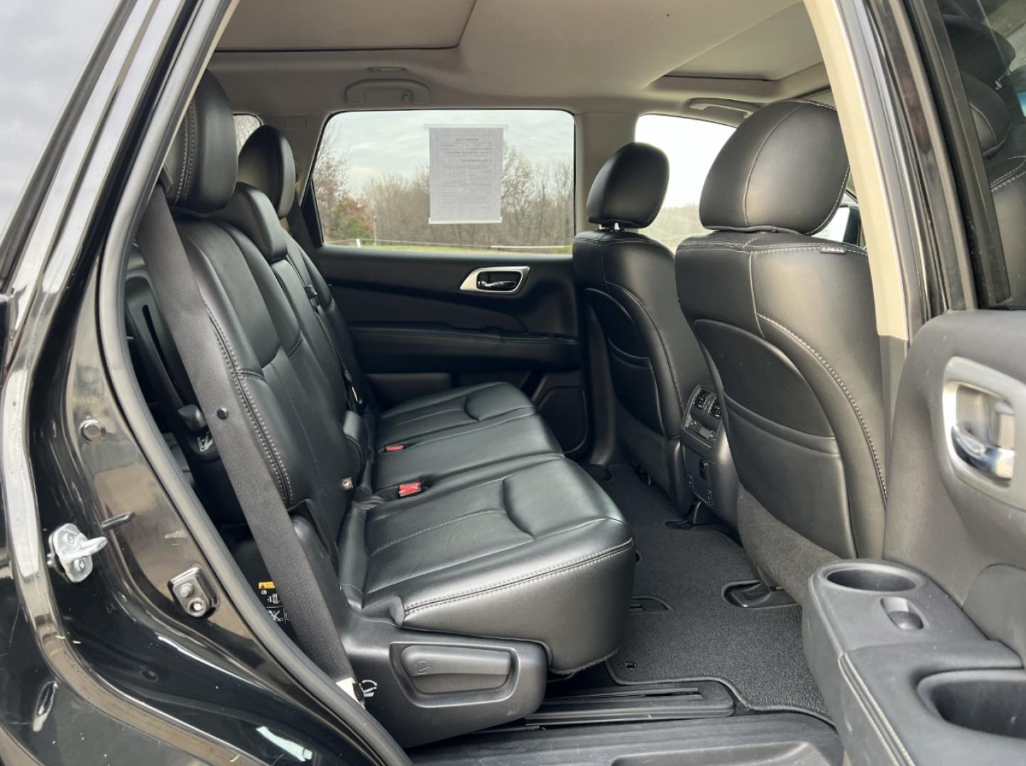 2016 BLACK /Black Leather Nissan Pathfinder Platinum 4WD (5N1AR2MM9GC) with an 3.5L V6 engine, CVT transmission, located at 2990 Old Orchard Rd., Jackson, MO, 63755, 37.354214, -89.612106 - 2016 Nissan Pathfinder Platinum 137xxx miles 4 Wheel Drive 3.5L V6 Automatic Leather 3rd Row Navigation Power/Heated/Cooled Seats Heated Rear Seats Backup Camera Sunroof Bluetooth Remote Start Cruise Power Windows/Locks/Mirrors We have financing available and we accept trades! Fill o - Photo#22