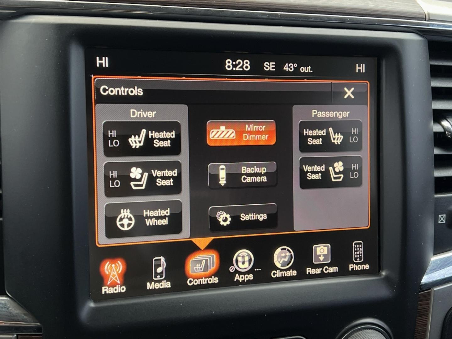 2017 BLACK /Black Leather RAM 1500 Laramie Crew Cab SWB 4WD (1C6RR7NT9HS) with an 5.7L V8 HEMI engine, Automatic transmission, located at 2990 Old Orchard Rd., Jackson, MO, 63755, 37.354214, -89.612106 - 2017 Ram 1500 Laramie 131xxx miles 4x4 5.7L V8 HEMI Automatic Leather Power/Heated/Cooled Seats Heated Rear Seats Heated Steering Wheel Backup Camera Bluetooth Cruise Power Windows/Locks/Mirrors We have financing available and we accept trades! Fill out a credit application on our websi - Photo#3