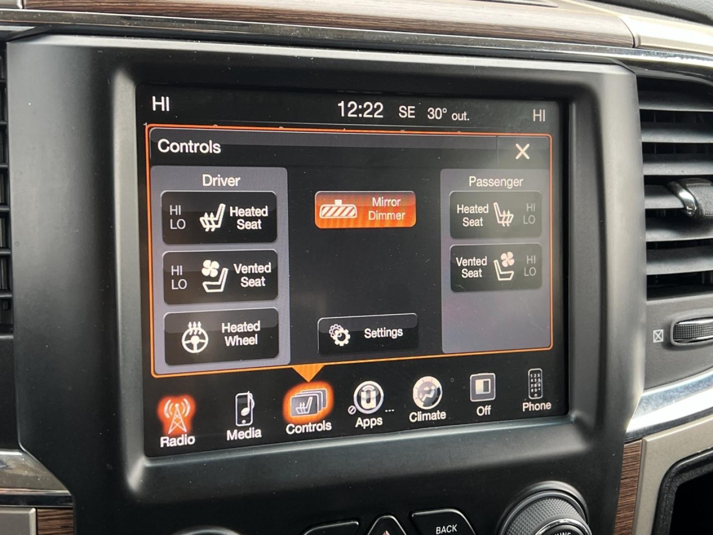 2013 BLACK /Black Leather RAM 1500 Laramie Crew Cab SWB 4WD (1C6RR7NT3DS) with an 5.7L V8 HEMI engine, Automatic transmission, located at 2990 Old Orchard Rd., Jackson, MO, 63755, 37.354214, -89.612106 - 2013 Ram 1500 Laramie 1-Owner 189xxx miles 4x4 5.7L V8 HEMI Automatic Leather Power/Heated/Cooled Seats Heated Rear Seats Heated Steering Wheel Backup Camera Bluetooth Remote Start Cruise Power Windows/Locks/Mirrors We have financing available and we accept trades! Fill out a credit a - Photo#3