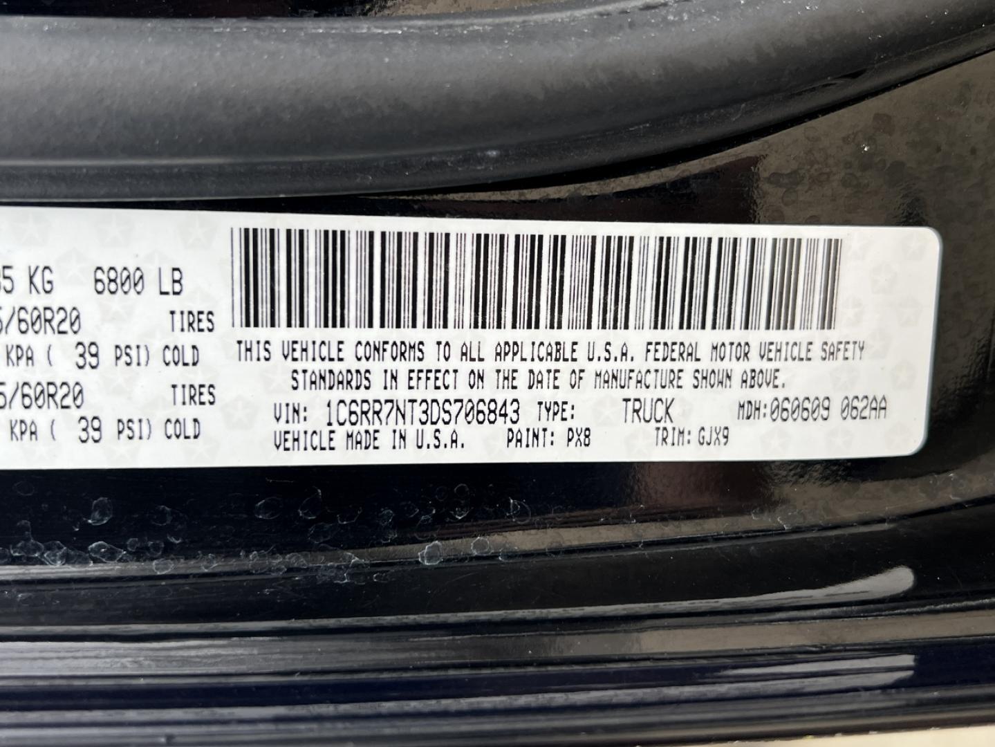 2013 BLACK /Black Leather RAM 1500 Laramie Crew Cab SWB 4WD (1C6RR7NT3DS) with an 5.7L V8 HEMI engine, Automatic transmission, located at 2990 Old Orchard Rd., Jackson, MO, 63755, 37.354214, -89.612106 - 2013 Ram 1500 Laramie 1-Owner 189xxx miles 4x4 5.7L V8 HEMI Automatic Leather Power/Heated/Cooled Seats Heated Rear Seats Heated Steering Wheel Backup Camera Bluetooth Remote Start Cruise Power Windows/Locks/Mirrors We have financing available and we accept trades! Fill out a credit a - Photo#57