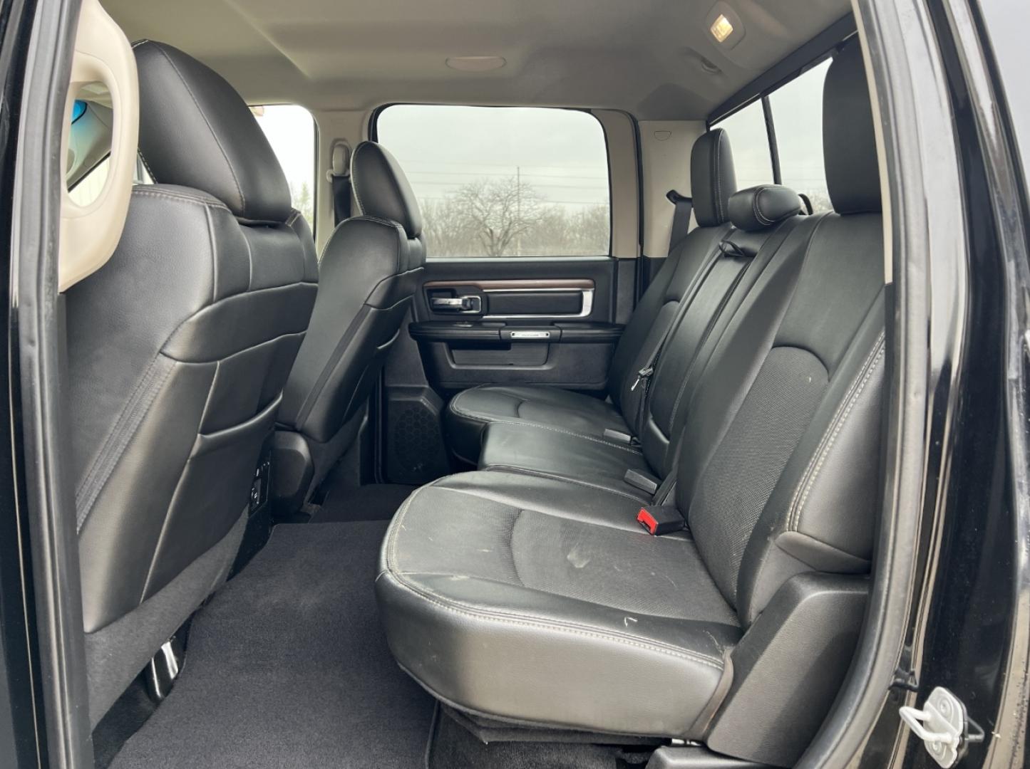 2013 BLACK /Black Leather RAM 1500 Laramie Crew Cab SWB 4WD (1C6RR7NT3DS) with an 5.7L V8 HEMI engine, Automatic transmission, located at 2990 Old Orchard Rd., Jackson, MO, 63755, 37.354214, -89.612106 - 2013 Ram 1500 Laramie 1-Owner 189xxx miles 4x4 5.7L V8 HEMI Automatic Leather Power/Heated/Cooled Seats Heated Rear Seats Heated Steering Wheel Backup Camera Bluetooth Remote Start Cruise Power Windows/Locks/Mirrors We have financing available and we accept trades! Fill out a credit a - Photo#19