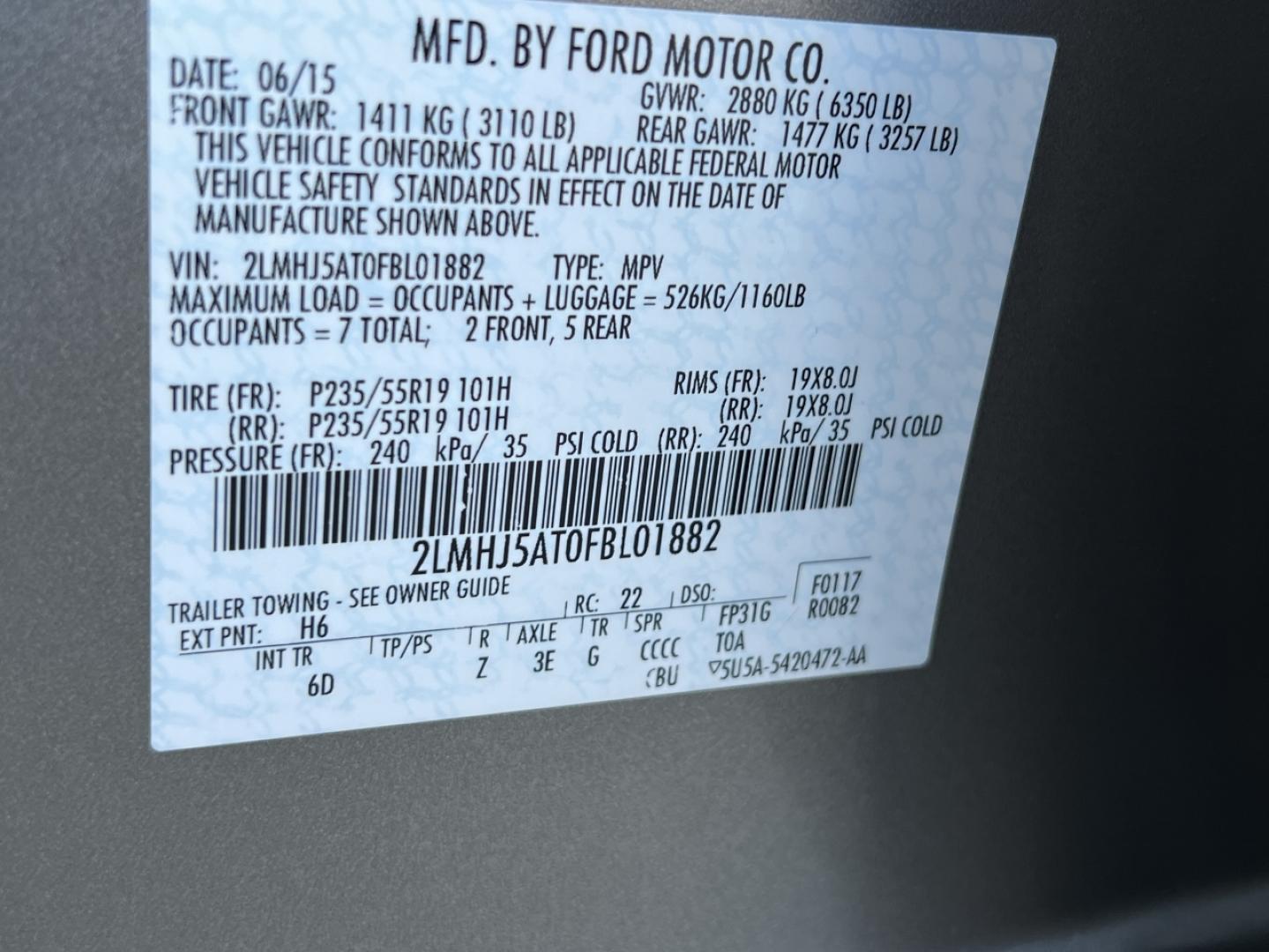 2015 TAN /Tan Lincoln MKT 3.5L with EcoBoost AWD (2LMHJ5AT0FB) with an 3.5L V6 TURBO engine, Automatic transmission, located at 2990 Old Orchard Rd., Jackson, MO, 63755, 37.354214, -89.612106 - 2015 Lincoln MKT 1-Owner Only 21xxx miles All Wheel Drive 3.5L V6 Automatic Leather Power/Heated/Cooled Seats Heated Rear Seats Heated Steering Wheel Backup Camera Sunroof Bluetooth Remote Start Cruise Power Windows/Locks/Mirrors We have financing available and we accept trades! Fill - Photo#50