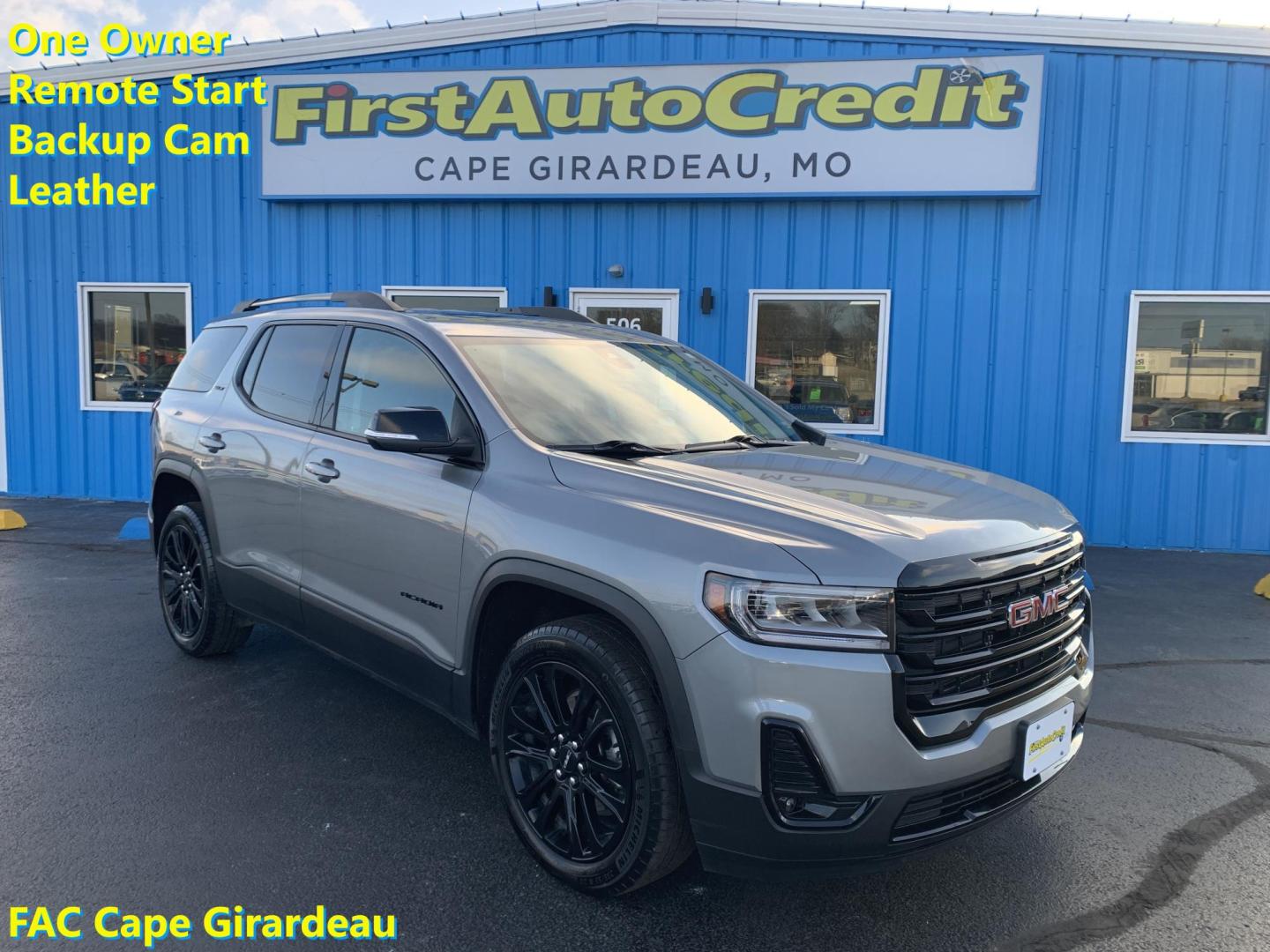 2023 GRAY /BLACK GMC Acadia SLT (1GKKNMLS1PZ) with an 3.6L V6 DOHC 24V engine, 9A transmission, located at 506 S. Kingshighway, Cape Girardeau, MO, 63703, (573) 235-5000, 37.294991, -89.553635 - 2023 GMC Acadia SLT Air Conditioning Power Windows Power Locks Power Steering Tilt Wheel Keyless Entry Daytime Running Lights Dual Airbags Front Head and Side Dual Rear Side Airbags All Wheel ABS We have financing available and we accept trades! Fill out a credit application on our websit - Photo#0