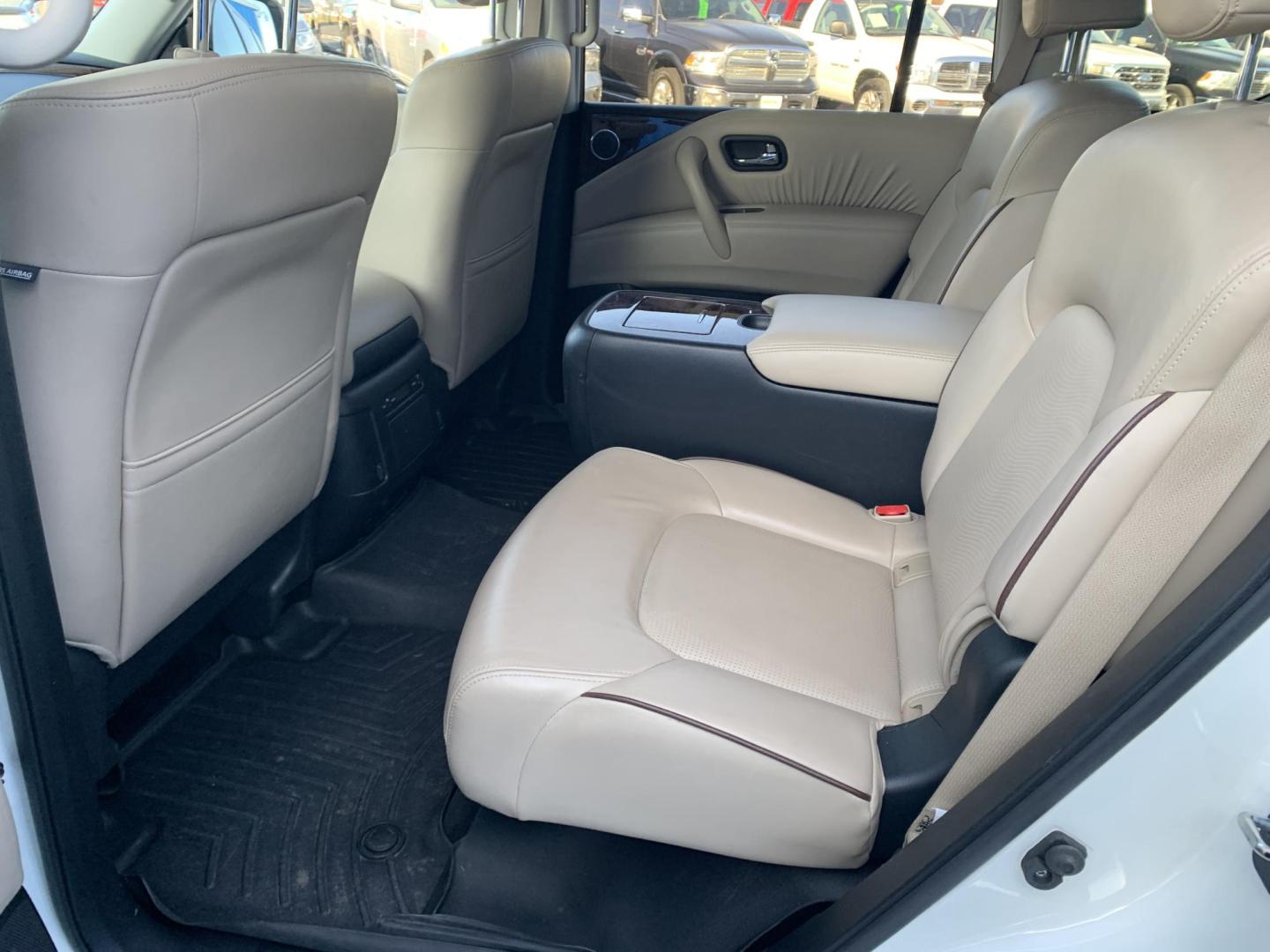 2019 WHITE /TAN Nissan Armada SV AWD (JN8AY2NC2K9) with an 5.6L V8 DOHC 32V engine, 7A transmission, located at 506 S. Kingshighway, Cape Girardeau, MO, 63703, (573) 235-5000, 37.294991, -89.553635 - One Owner! 2019 Nissan Armada SV Air Conditioning Power Windows Power Locks Power Steering Tilt Wheel Keyless Entry Alarm Daytime Running Lights Dual Front Airbags All Wheel ABS We have financing available and we accept trades! Fill out a credit application on our website or come by toda - Photo#17