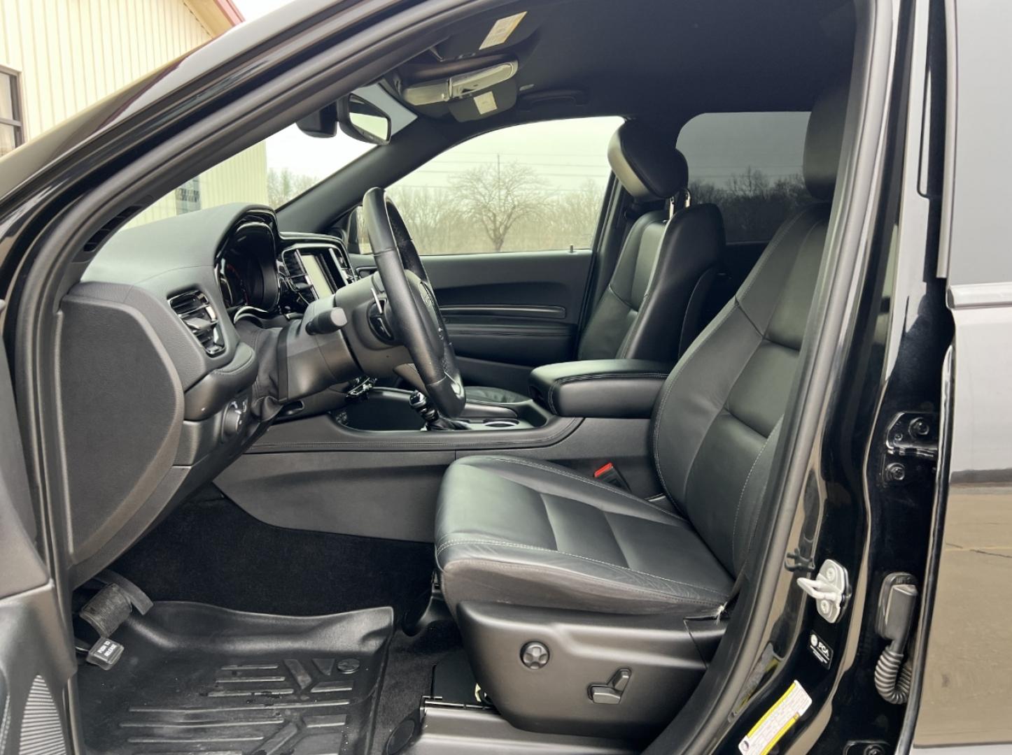 2022 BLACK /Black Dodge Durango GT AWD (1C4RDJDG9NC) with an 3.6L V6 engine, Automatic transmission, located at 2990 Old Orchard Rd., Jackson, MO, 63755, 37.354214, -89.612106 - 2022 Dodge Durango GT 1-Owner 75xxx miles All Wheel Drive 3.6L V6 Automatic Leather 3rd Row Backup Camera Power Driver Seat Heated Seats Heated Steering Wheel Bluetooth Remote Start Cruise Power Windows/Locks/Mirrors We have financing available and we accept trades! Fill out a credit - Photo#13