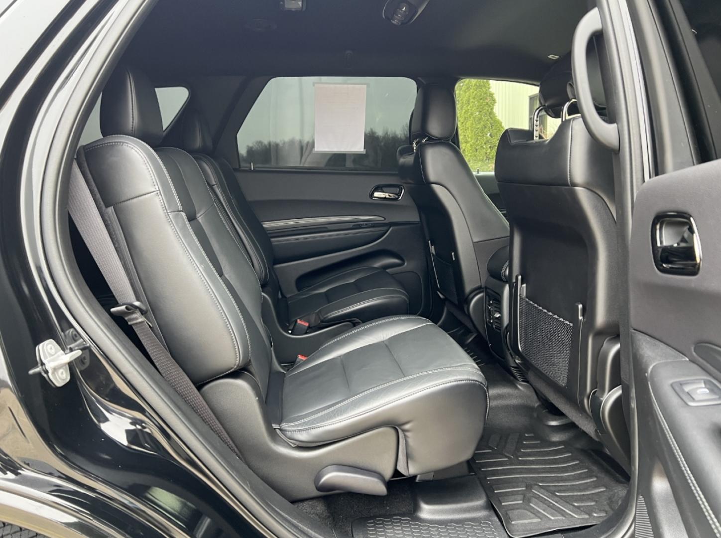 2022 BLACK /Black Dodge Durango GT AWD (1C4RDJDG9NC) with an 3.6L V6 engine, Automatic transmission, located at 2990 Old Orchard Rd., Jackson, MO, 63755, 37.354214, -89.612106 - 2022 Dodge Durango GT 1-Owner 75xxx miles All Wheel Drive 3.6L V6 Automatic Leather 3rd Row Backup Camera Power Driver Seat Heated Seats Heated Steering Wheel Bluetooth Remote Start Cruise Power Windows/Locks/Mirrors We have financing available and we accept trades! Fill out a credit - Photo#17