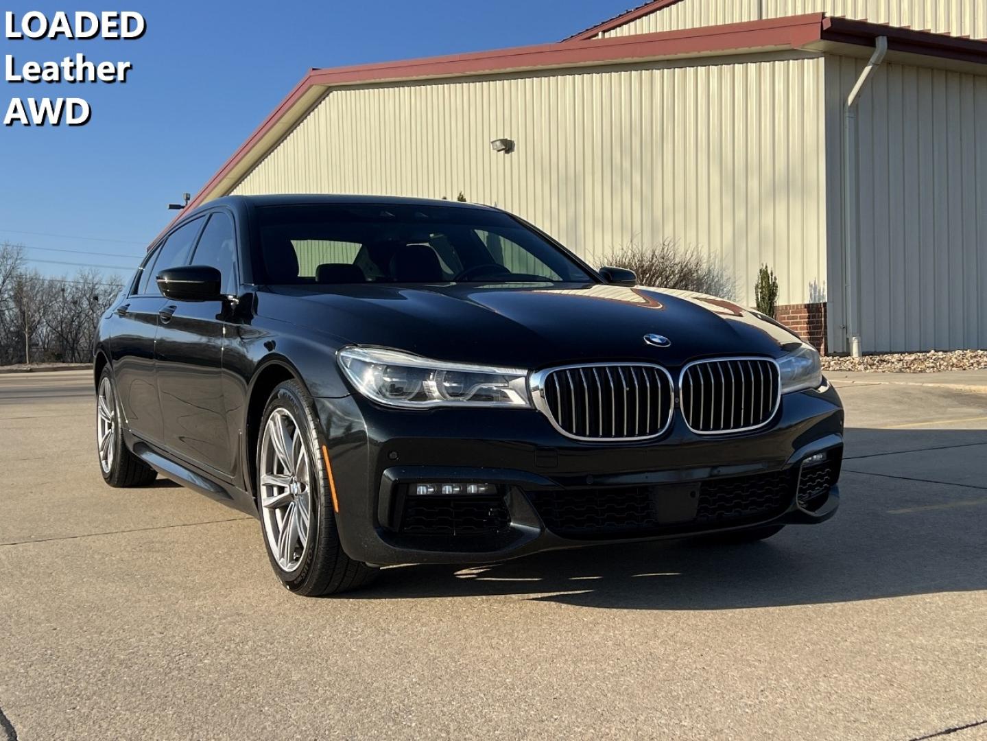 2016 BLACK /Black BMW 7-Series 750i xDrive (WBA7F2C5XGG) with an 4.4L V8 engine, Automatic transmission, located at 2990 Old Orchard Rd., Jackson, MO, 63755, 37.354214, -89.612106 - 2016 BMW 7-Series 750i xDrive 153xxx miles All Wheel Drive 4.4L V8 Automatic Leather Navigation Backup Camera Power/Heated/Cooled Seats Heated/Cooled Rear Seats Sunroof Bluetooth Heads Up Display Cruise Power Windows/Locks/Mirrors We have financing available and we accept trades! Fill - Photo#0