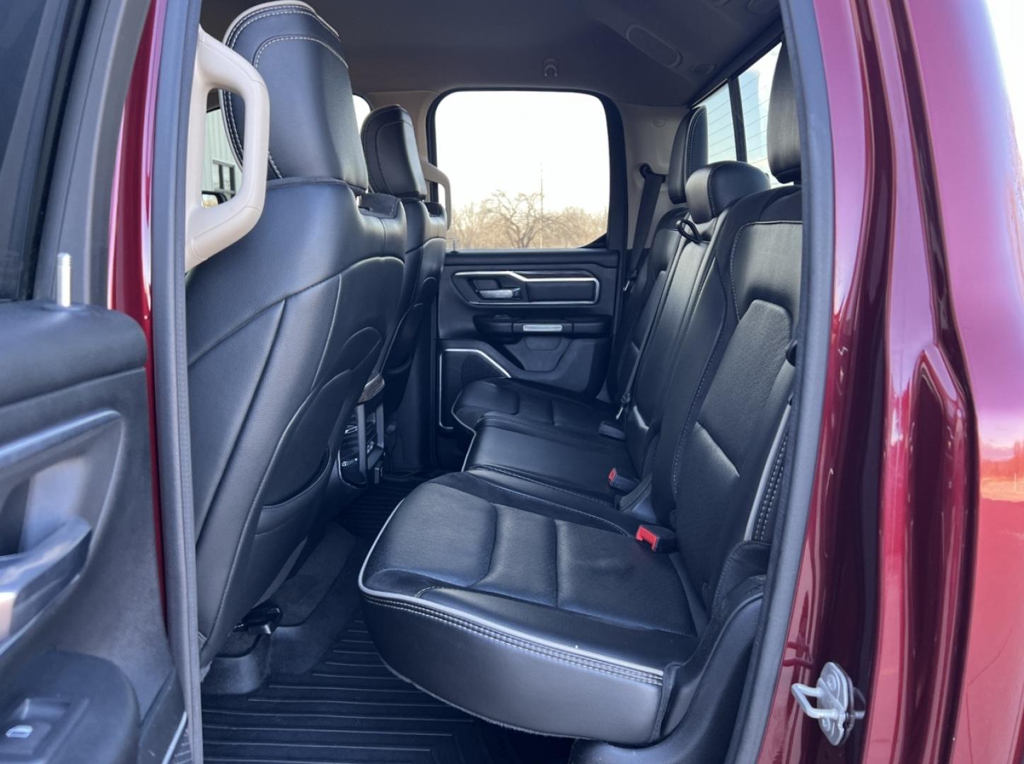2020 MAROON /Black RAM 1500 Laramie Quad Cab 4WD (1C6SRFDT3LN) with an 5.7L V8 HEMI engine, Automatic transmission, located at 2990 Old Orchard Rd., Jackson, MO, 63755, 37.354214, -89.612106 - 2020 Ram 1500 Laramie 114xxx miles 4x4 5.7L V8 HEMI Automatic Leather Backup Camera Power/Heated/Cooled Seats Heated Steering Wheel Bluetooth Remote Start Cruise Power Windows/Locks/Mirrors We have financing available and we accept trades! Fill out a credit application on our website or - Photo#18