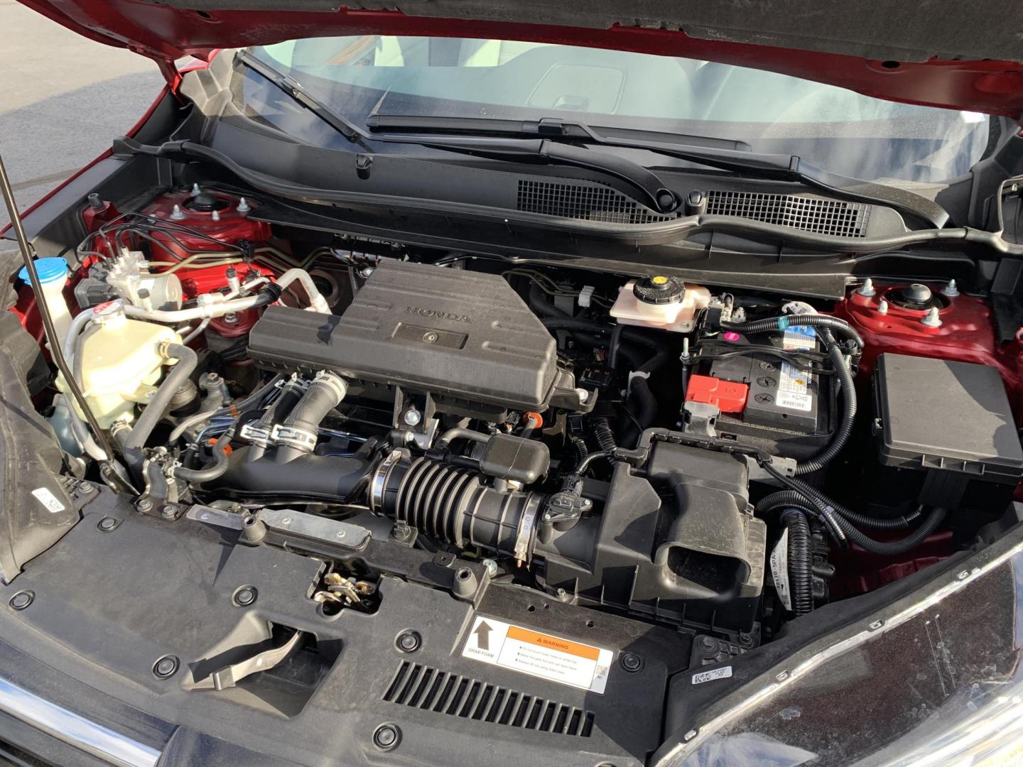 2022 MAROON /GRAY Honda CR-V Touring AWD (7FARW2H9XNE) with an 1.5L L4 16V DOHC TURBO engine, CVT transmission, located at 506 S. Kingshighway, Cape Girardeau, MO, 63703, (573) 235-5000, 37.294991, -89.553635 - 2022 Honda C-RV Touring One Owner!! Only 8,XXXmi!! 1.5L 4 Cyl AWD Leather Adaptive Cruise Control Heated Steering Wheel Heated Seats Power Driver/Passenger Seats Bluetooth Navigation Wireless Charger Collision Avoidance System Lane Assist Power Windows/Locks/Mirrors Keyless Entry Da - Photo#21