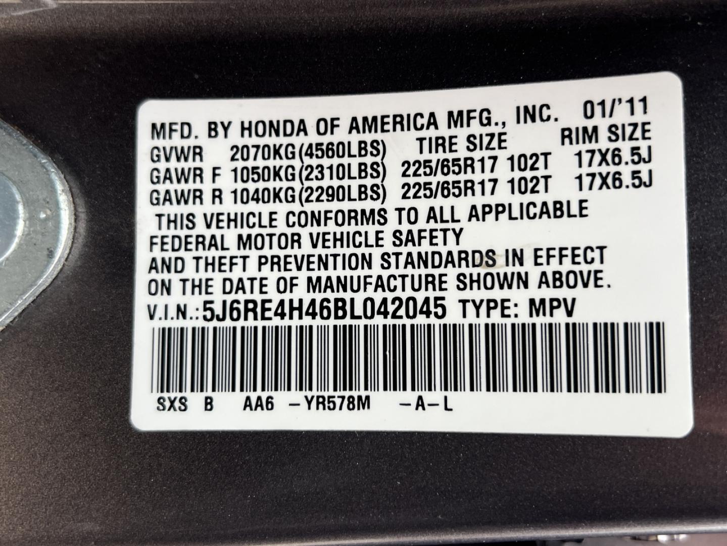 2011 Brown /Black Honda CR-V SE 4WD (5J6RE4H46BL) with an 2.4L 4 Cyl. engine, Automatic transmission, located at 2990 Old Orchard Rd., Jackson, MO, 63755, 37.354214, -89.612106 - 2011 Honda CRV SE 142xxx miles 4 Wheel Drive 2.4L 4 Cyl. Automatic Cruise Power Windows/Locks/Mirrors We have financing available and we accept trades! Fill out a credit application on our website or come by today! If you have any questions, give us a call at (573) 204-7777 or visit our webs - Photo#42