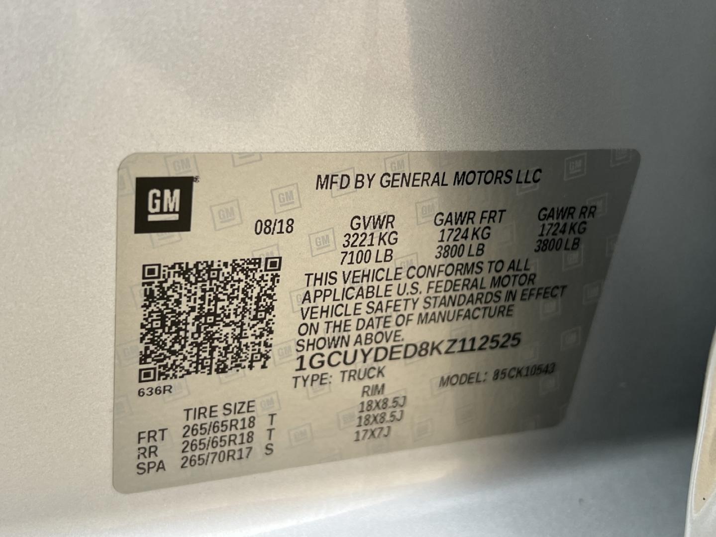 2019 SILVER /Black Chevrolet Silverado 1500 LT Crew Cab 4WD (1GCUYDED8KZ) with an 5.3L V8 engine, Automatic transmission, located at 2990 Old Orchard Rd., Jackson, MO, 63755, 37.354214, -89.612106 - 2019 Chevrolet Silverado 1500 LT 1-Owner 125xxx miles 4x4 5.3L V8 Automatic Backup Camera Power Driver Seat Heated Seats Heated Steering Wheel Bluetooth Remote Start Cruise Power Windows/Locks/Mirrors We have financing available and we accept trades! Fill out a credit application on ou - Photo#48