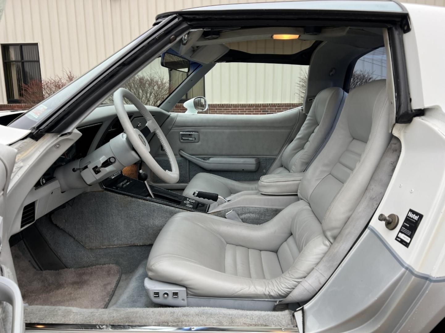 1982 WHITE /Gray Chevrolet Corvette Coupe (1G1AY878XC5) with an 5.7L V8 engine, Automatic transmission, located at 2990 Old Orchard Rd., Jackson, MO, 63755, 37.354214, -89.612106 - 1982 Chevrolet Corvette Only 67xxx miles Rear Wheel Drive 5.7L V8 Automatic Leather Power Driver Seat Cruise Power Windows/Locks/Mirrors We have financing available and we accept trades! Fill out a credit application on our website or come by today! If you have any questions, give us a cal - Photo#12