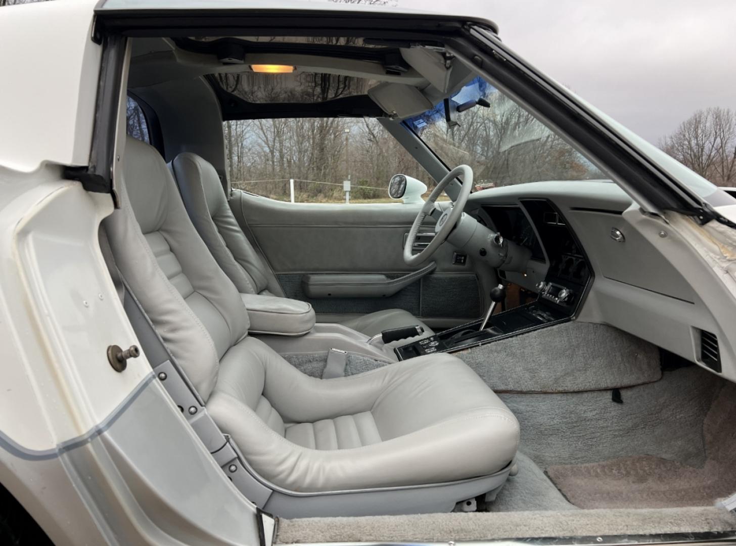 1982 WHITE /Gray Chevrolet Corvette Coupe (1G1AY878XC5) with an 5.7L V8 engine, Automatic transmission, located at 2990 Old Orchard Rd., Jackson, MO, 63755, 37.354214, -89.612106 - 1982 Chevrolet Corvette Only 67xxx miles Rear Wheel Drive 5.7L V8 Automatic Leather Power Driver Seat Cruise Power Windows/Locks/Mirrors We have financing available and we accept trades! Fill out a credit application on our website or come by today! If you have any questions, give us a cal - Photo#14