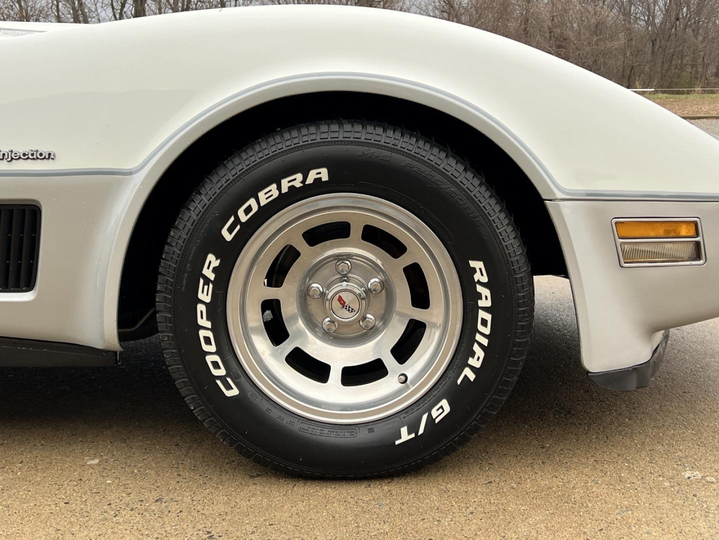 1982 WHITE /Gray Chevrolet Corvette Coupe (1G1AY878XC5) with an 5.7L V8 engine, Automatic transmission, located at 2990 Old Orchard Rd., Jackson, MO, 63755, 37.354214, -89.612106 - 1982 Chevrolet Corvette Only 67xxx miles Rear Wheel Drive 5.7L V8 Automatic Leather Power Driver Seat Cruise Power Windows/Locks/Mirrors We have financing available and we accept trades! Fill out a credit application on our website or come by today! If you have any questions, give us a cal - Photo#29