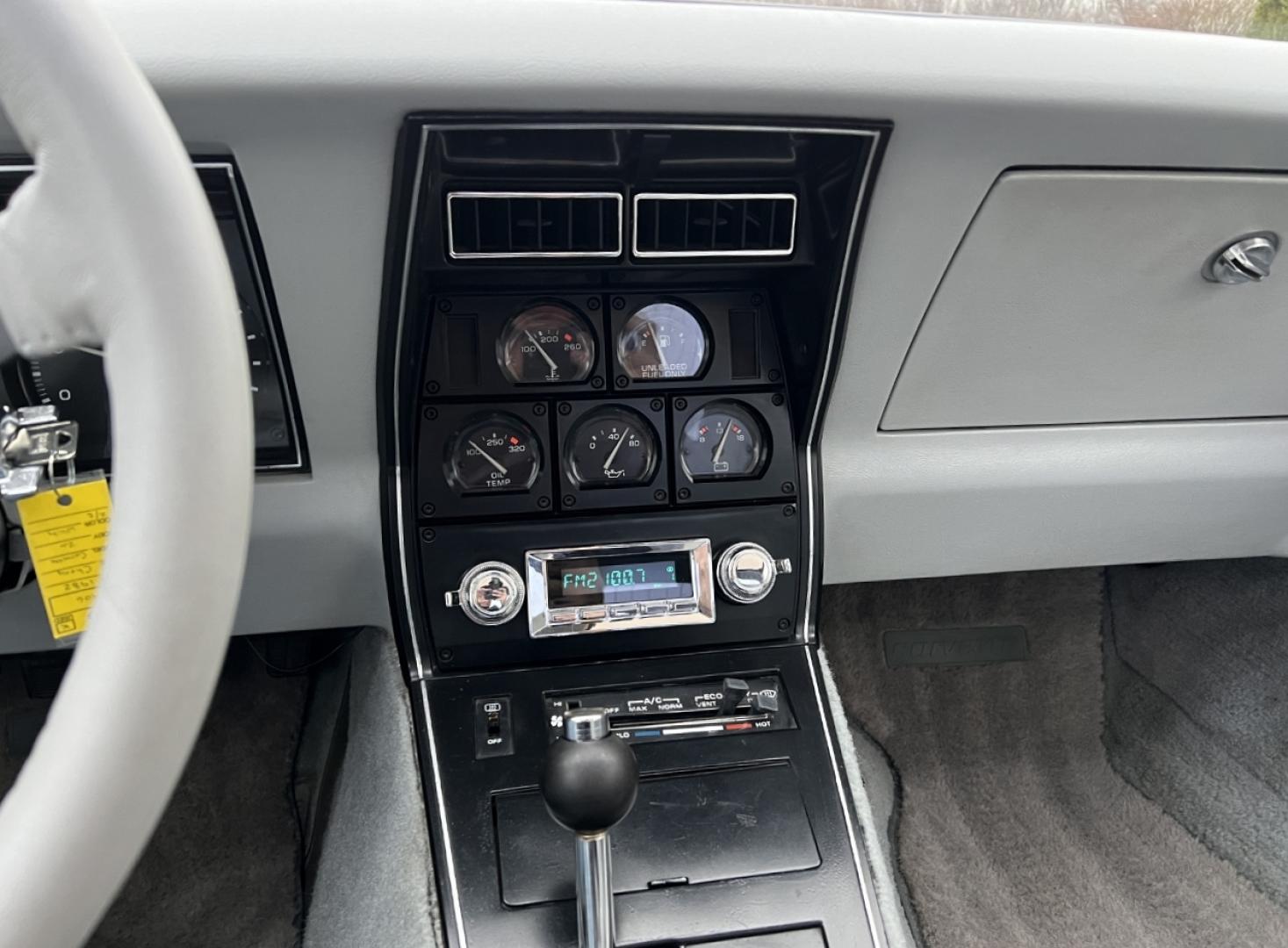 1982 WHITE /Gray Chevrolet Corvette Coupe (1G1AY878XC5) with an 5.7L V8 engine, Automatic transmission, located at 2990 Old Orchard Rd., Jackson, MO, 63755, 37.354214, -89.612106 - 1982 Chevrolet Corvette Only 67xxx miles Rear Wheel Drive 5.7L V8 Automatic Leather Power Driver Seat Cruise Power Windows/Locks/Mirrors We have financing available and we accept trades! Fill out a credit application on our website or come by today! If you have any questions, give us a cal - Photo#19