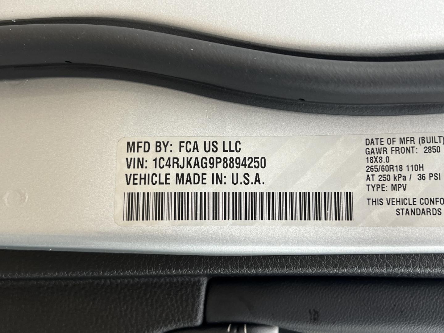 2023 SILVER /Black Jeep Grand Cherokee L Laredo 4WD (1C4RJKAG9P8) with an 3.6L V6 engine, Automatic transmission, located at 2990 Old Orchard Rd., Jackson, MO, 63755, 37.354214, -89.612106 - 2023 Jeep Grand Cherokee L Laredo 1-Owner 71xxx miles 4x4 3.6L V6 Automatic 3rd Row Backup Camera Power Driver Seat Bluetooth Cruise Power Windows/Locks/Mirrors We have financing available and we accept trades! Fill out a credit application on our website or come by today! If you have a - Photo#45