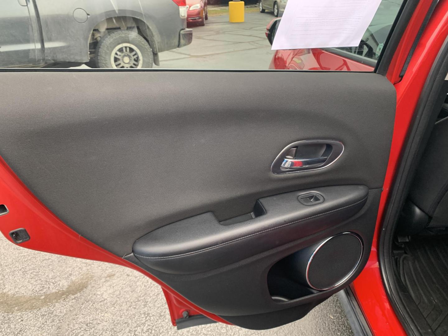 2016 RED /BLACK Honda HR-V EX (3CZRU6H57GM) with an 1.8L L4 DOHC 16V engine, Automatic transmission, located at 506 S. Kingshighway, Cape Girardeau, MO, 63703, (573) 235-5000, 37.294991, -89.553635 - 2016 Honda HR-V 137,xxx Miles Automatic Heated Seats Backup Camera Sunroof All Wheel Drive Power Windows/Locks/Mirrors Bluetooth We have financing available and we accept trades! Fill out a credit application on our website or come by today! If you have any questions, give us a call at ( - Photo#14