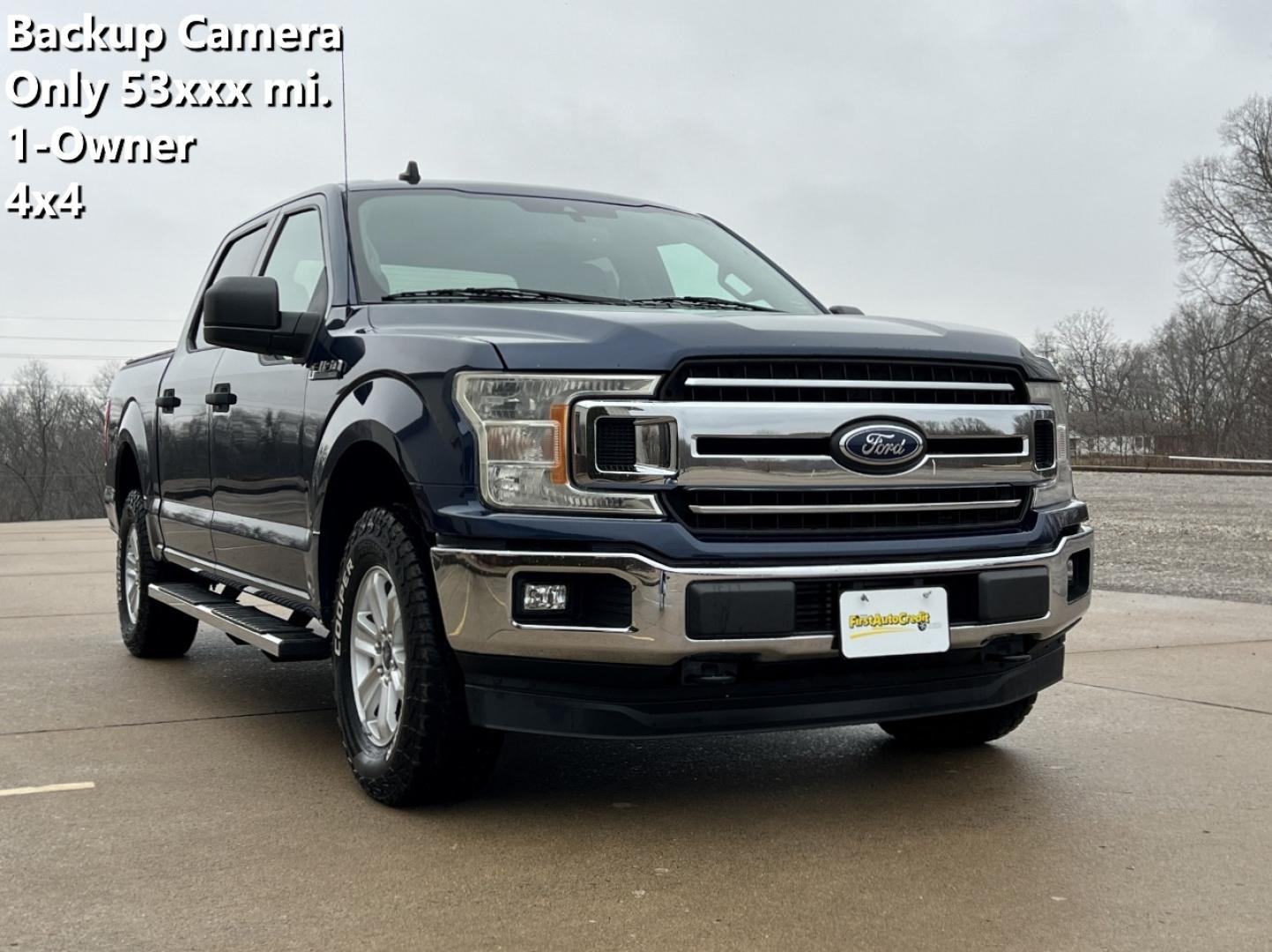 2020 BLUE /Gray Ford F-150 XLT SuperCrew 6.5-ft. Bed 4WD (1FTEW1EP2LK) with an 2.7L V6 engine, Automatic transmission, located at 2990 Old Orchard Rd., Jackson, MO, 63755, 37.354214, -89.612106 - 2020 Ford F-150 XLT 1-Owner 53xxx miles 4x4 2.7L V6 Automatic Backup Camera Power Driver Seat Bluetooth Cruise Power Windows/Locks/Mirrors We have financing available and we accept trades! Fill out a credit application on our website or come by today! If you have any questions, give us a - Photo#0