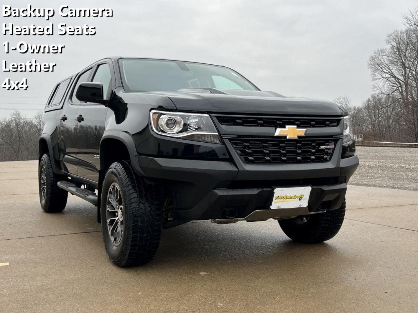2017 BLACK /Black Chevrolet Colorado ZR2 Crew Cab 4WD Short Box (1GCGTEEN2H1) with an 3.6L V6 engine, Automatic transmission, located at 2990 Old Orchard Rd., Jackson, MO, 63755, 37.354214, -89.612106 - 2017 Chevrolet Colorado ZR2 1-Owner 130xxx miles 4x4 3.6L V6 Automatic Leather Backup Camera Power/Heated Seats Bluetooth Remote Start Cruise Power Windows/Locks/Mirrors We have financing available and we accept trades! Fill out a credit application on our website or come by today! If - Photo#0