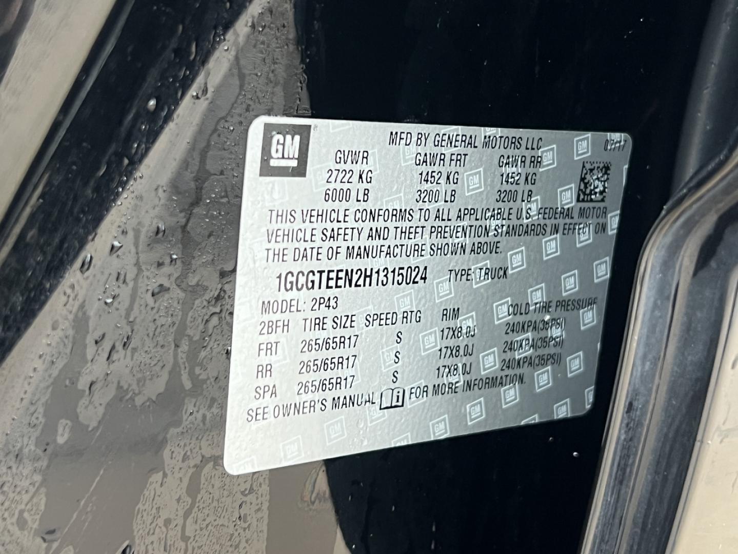 2017 BLACK /Black Chevrolet Colorado ZR2 Crew Cab 4WD Short Box (1GCGTEEN2H1) with an 3.6L V6 engine, Automatic transmission, located at 2990 Old Orchard Rd., Jackson, MO, 63755, 37.354214, -89.612106 - 2017 Chevrolet Colorado ZR2 1-Owner 130xxx miles 4x4 3.6L V6 Automatic Leather Backup Camera Power/Heated Seats Bluetooth Remote Start Cruise Power Windows/Locks/Mirrors We have financing available and we accept trades! Fill out a credit application on our website or come by today! If - Photo#47