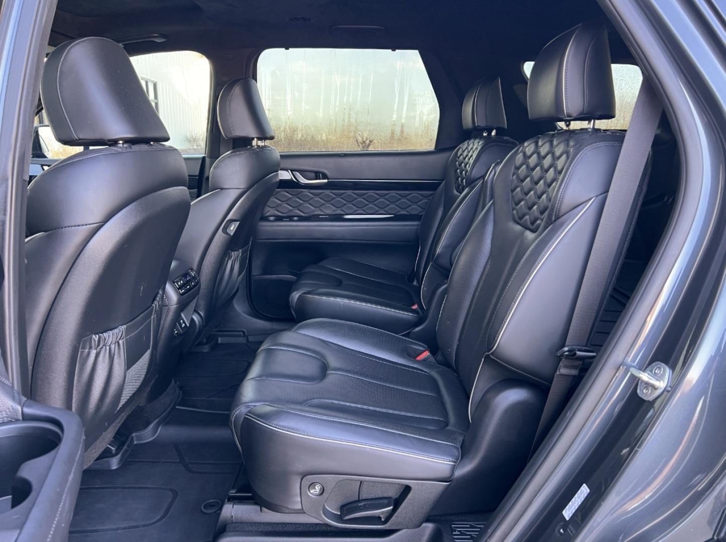 2020 GRAY /Black Hyundai Palisade Limited AWD (KM8R5DHE1LU) with an 3.8L V6 engine, Automatic transmission, located at 2990 Old Orchard Rd., Jackson, MO, 63755, 37.354214, -89.612106 - 2020 Hyundai Palisade Limited 1-Owner 125xxx miles All Wheel Drive 3.8L V6 Automatic Leather 3rd Row Navigation Power/Heated/Cooled Seats Heated/Cooled Rear Seats Heated Steering Wheel Backup Camera Sunroof Bluetooth Remote Start Heads Up Display Cruise Power Windows/Locks/Mirrors - Photo#20