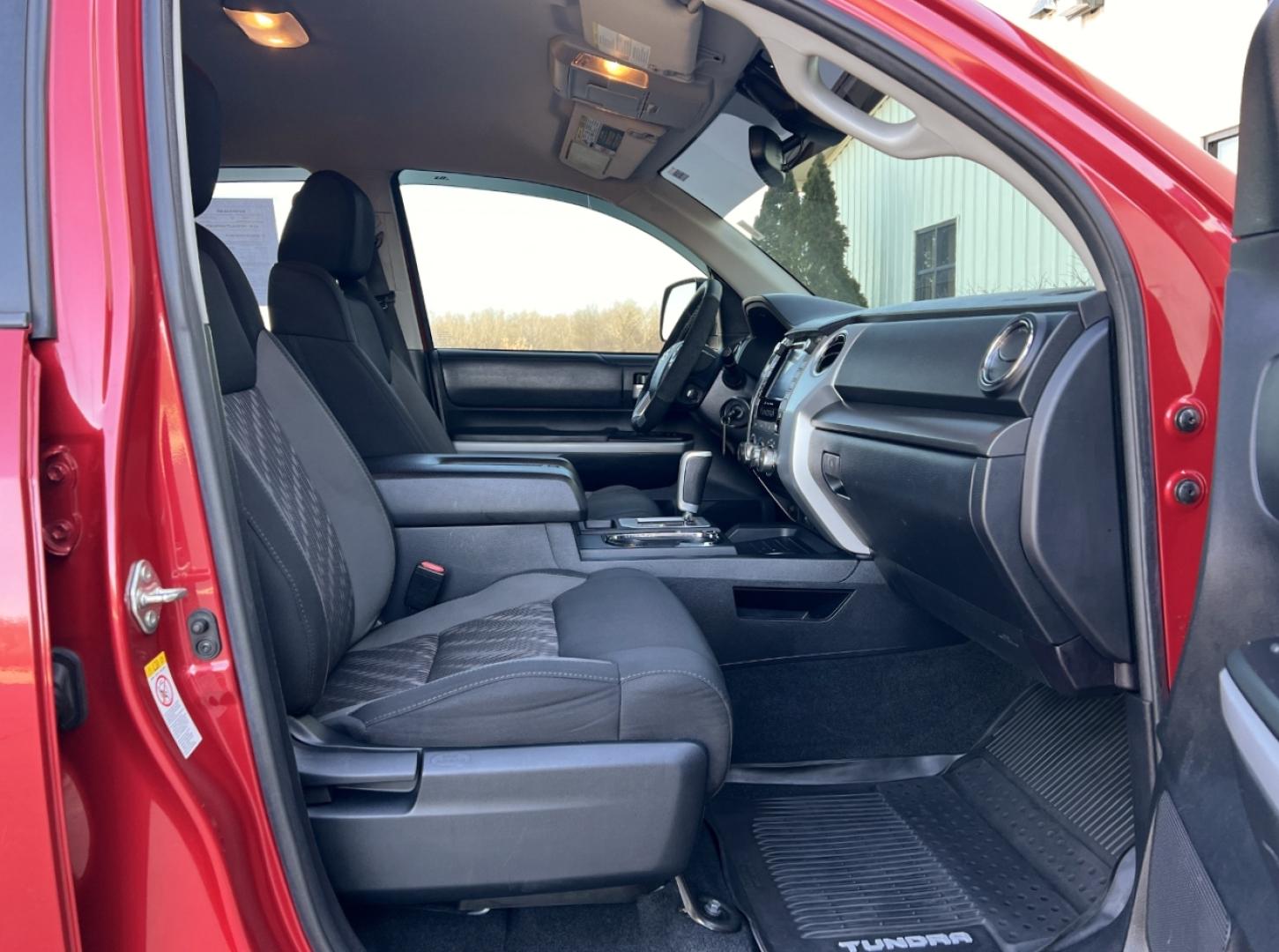 2018 RED /Black Toyota Tundra SR5 5.7L V8 Double Cab 4WD (5TFUY5F13JX) with an 5.7L V8 engine, Automatic transmission, located at 2990 Old Orchard Rd., Jackson, MO, 63755, 37.354214, -89.612106 - 2018 Toyota Tundra SR5 105xxx miles 4x4 5.7L V8 Automatic Backup Camera Power Driver Seat Bluetooth Cruise Power Windows/Locks/Mirrors We have financing available and we accept trades! Fill out a credit application on our website or come by today! If you have any questions, give us a call - Photo#15