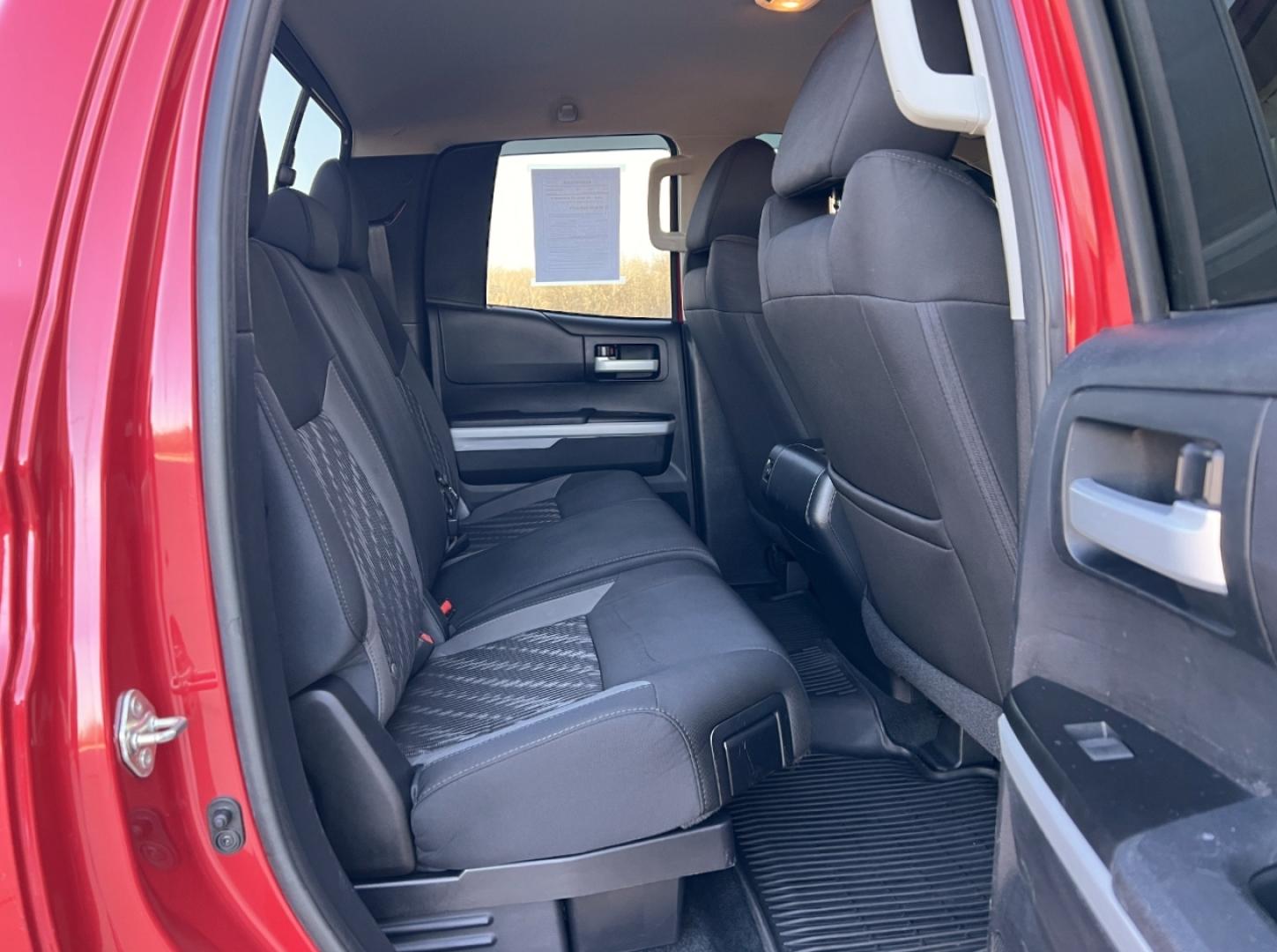 2018 RED /Black Toyota Tundra SR5 5.7L V8 Double Cab 4WD (5TFUY5F13JX) with an 5.7L V8 engine, Automatic transmission, located at 2990 Old Orchard Rd., Jackson, MO, 63755, 37.354214, -89.612106 - 2018 Toyota Tundra SR5 105xxx miles 4x4 5.7L V8 Automatic Backup Camera Power Driver Seat Bluetooth Cruise Power Windows/Locks/Mirrors We have financing available and we accept trades! Fill out a credit application on our website or come by today! If you have any questions, give us a call - Photo#17