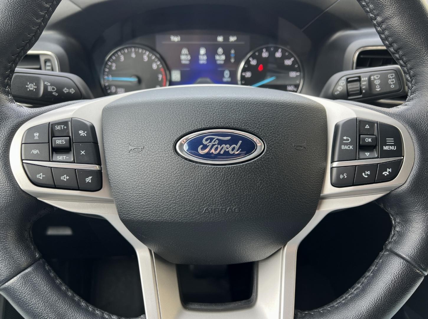 2021 BLACK /Black Ford Explorer Limited AWD (1FMSK8FH3MG) with an 2.3L 4 Cyl. engine, Automatic transmission, located at 2990 Old Orchard Rd., Jackson, MO, 63755, 37.354214, -89.612106 - 2021 Ford Explorer Limited 1-Owner 63xxx miles 4 Wheel Drive 2.3L 4 Cyl. Automatic Leather 3rd Row Navigation Power/Heated/Cooled Seats Heated Rear Seats Heated Steering Wheel Backup Camera Sunroof Bluetooth Remote Start Cruise Power Windows/Locks/Mirrors We have financing availabl - Photo#28