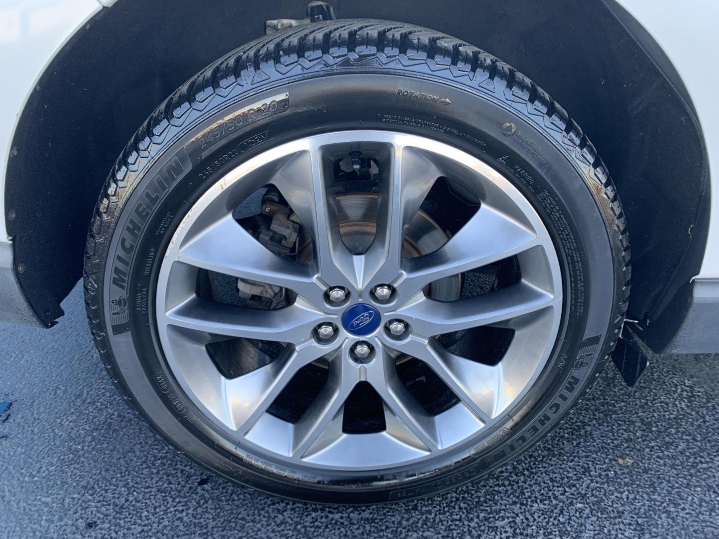 2015 WHITE /BLACK Ford Edge Titanium (2FMPK3K96FB) with an 2.0L L4 DOHC 16V engine, Automatic transmission, located at 506 S. Kingshighway, Cape Girardeau, MO, 63703, (573) 235-5000, 37.294991, -89.553635 - 2015 Ford Edge Titanium 2.0L 4 Cyl. Automatic Leather Navigation Backup Camera Power/Heated Seats Bluetooth Cruise Power Windows/Locks/Mirrors We have financing available and we accept trades! Fill out a credit application on our website or come by today! If you have - Photo#39