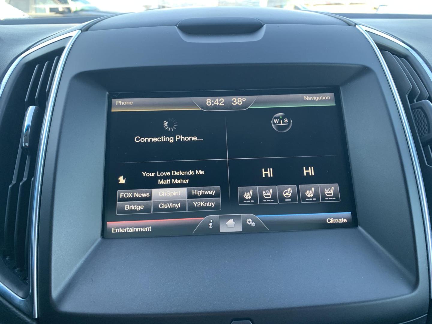 2015 WHITE /BLACK Ford Edge Titanium (2FMPK3K96FB) with an 2.0L L4 DOHC 16V engine, Automatic transmission, located at 506 S. Kingshighway, Cape Girardeau, MO, 63703, (573) 235-5000, 37.294991, -89.553635 - 2015 Ford Edge Titanium 2.0L 4 Cyl. Automatic Leather Navigation Backup Camera Power/Heated Seats Bluetooth Cruise Power Windows/Locks/Mirrors We have financing available and we accept trades! Fill out a credit application on our website or come by today! If you have - Photo#28