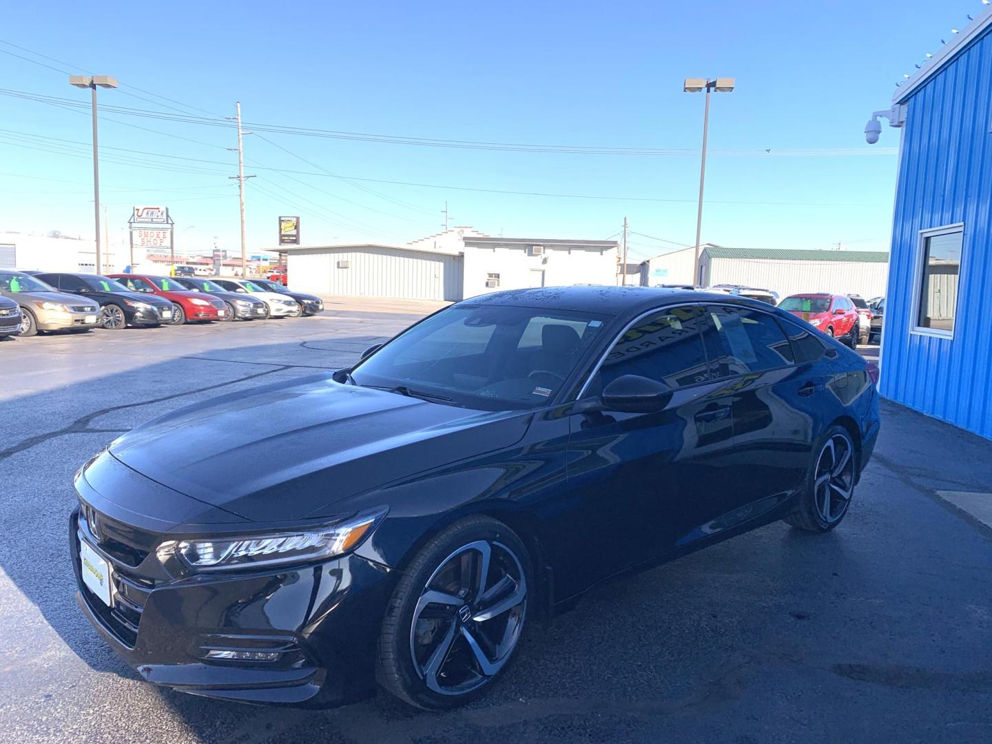 2018 BLACK /BLACK Honda Accord Sport CVT (1HGCV1F33JA) with an 1.5L L4 DOHC 16V engine, CVT transmission, located at 506 S. Kingshighway, Cape Girardeau, MO, 63703, (573) 235-5000, 37.294991, -89.553635 - 2018 Honda Accord Sport 106k Miles Front Wheel Drive 2.0L 4 Cyl. Automatic Remote Start Bluetooth Back Up Camera Cruise Power Windows/Locks/Mirrors We have financing available and we accept trades! Fill out a credit application on our website or come by today! If you - Photo#2
