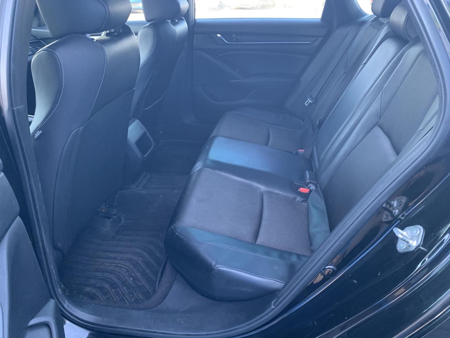 2018 BLACK /BLACK Honda Accord Sport CVT (1HGCV1F33JA) with an 1.5L L4 DOHC 16V engine, CVT transmission, located at 506 S. Kingshighway, Cape Girardeau, MO, 63703, (573) 235-5000, 37.294991, -89.553635 - 2018 Honda Accord Sport 106k Miles Front Wheel Drive 2.0L 4 Cyl. Automatic Remote Start Bluetooth Back Up Camera Cruise Power Windows/Locks/Mirrors We have financing available and we accept trades! Fill out a credit application on our website or come by today! If you - Photo#14