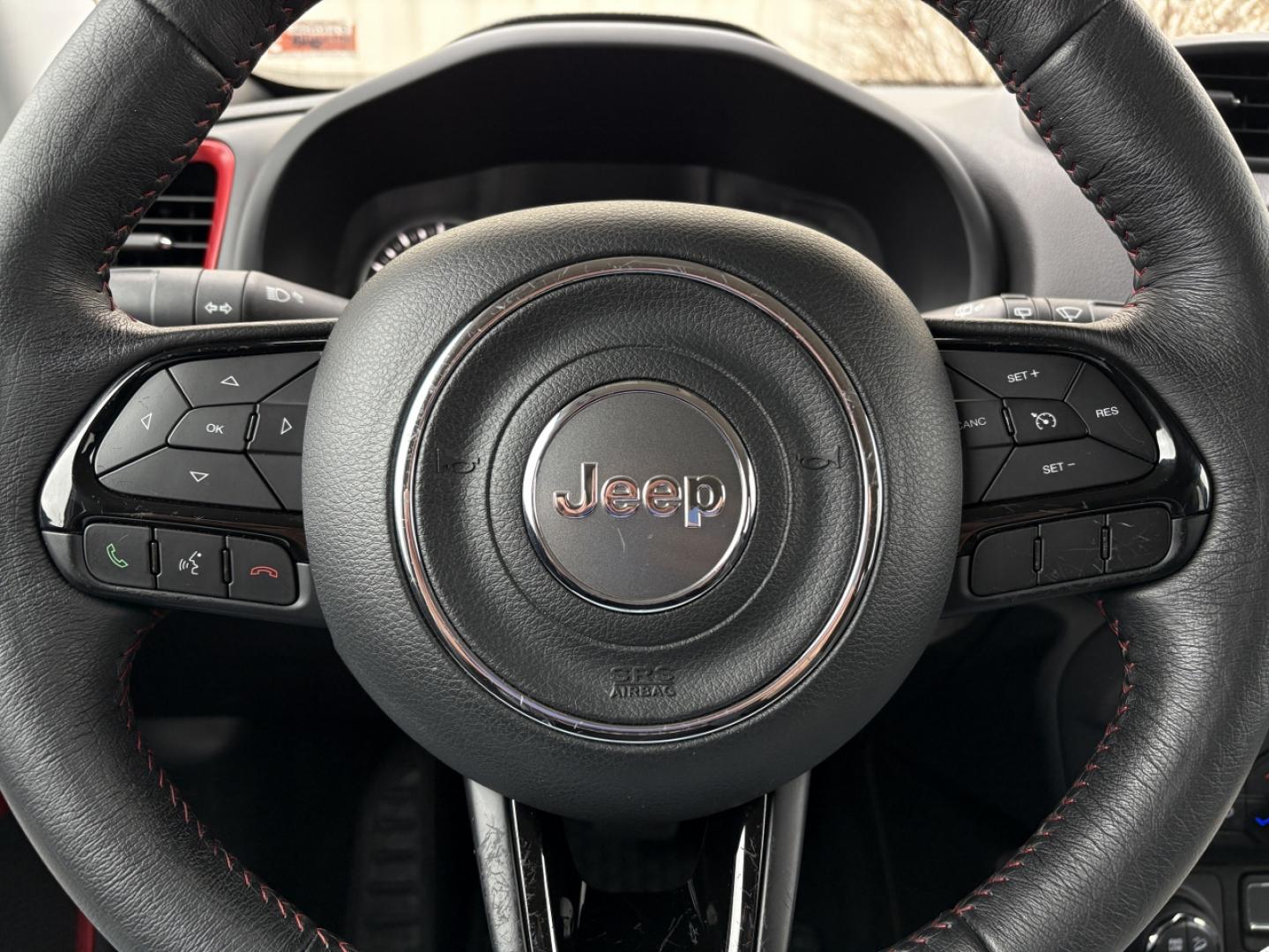 2022 WHITE /Black Jeep Renegade Trailhawk (ZACNJDC12NP) with an 1.3L 4 Cyl. engine, Automatic transmission, located at 2990 Old Orchard Rd., Jackson, MO, 63755, 37.354214, -89.612106 - 2022 Jeep Renegade Trailhawk 1-Owner 23xxx miles 4 Wheel Drive 1.3L 4 Cyl. Automatic Leather Navigation Power Driver Seat Heated Seats Heated Steering Wheel Backup Camera Bluetooth Remote Start Cruise Power Windows/Locks/Mirrors We have financing available and we accept trades! Fill - Photo#25