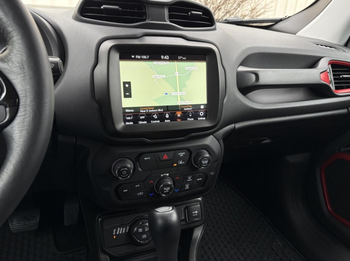 2022 WHITE /Black Jeep Renegade Trailhawk (ZACNJDC12NP) with an 1.3L 4 Cyl. engine, Automatic transmission, located at 2990 Old Orchard Rd., Jackson, MO, 63755, 37.354214, -89.612106 - 2022 Jeep Renegade Trailhawk 1-Owner 23xxx miles 4 Wheel Drive 1.3L 4 Cyl. Automatic Leather Navigation Power Driver Seat Heated Seats Heated Steering Wheel Backup Camera Bluetooth Remote Start Cruise Power Windows/Locks/Mirrors We have financing available and we accept trades! Fill - Photo#28