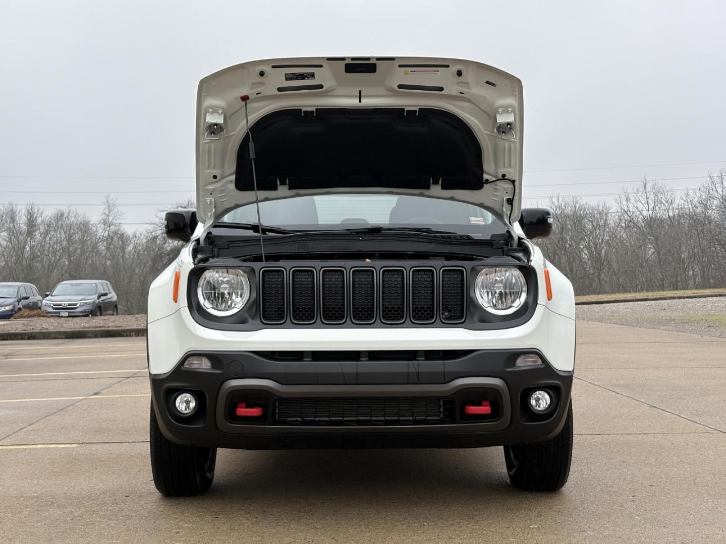 2022 WHITE /Black Jeep Renegade Trailhawk (ZACNJDC12NP) with an 1.3L 4 Cyl. engine, Automatic transmission, located at 2990 Old Orchard Rd., Jackson, MO, 63755, 37.354214, -89.612106 - 2022 Jeep Renegade Trailhawk 1-Owner 23xxx miles 4 Wheel Drive 1.3L 4 Cyl. Automatic Leather Navigation Power Driver Seat Heated Seats Heated Steering Wheel Backup Camera Bluetooth Remote Start Cruise Power Windows/Locks/Mirrors We have financing available and we accept trades! Fill - Photo#34