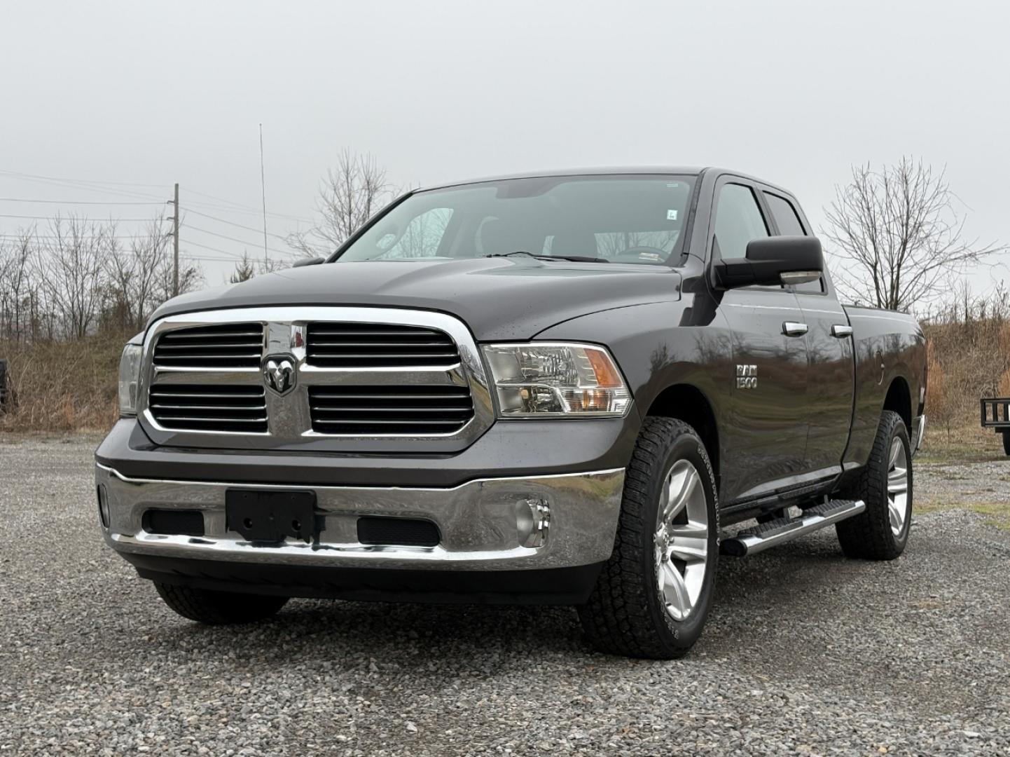 2014 GRAY /Gray RAM 1500 SLT Quad Cab 4WD (1C6RR7GG2ES) with an 3.6L V6 engine, Automatic transmission, located at 506 S. Kingshighway, Cape Girardeau, MO, 63703, (573) 235-5000, 37.294991, -89.553635 - 2014 Ram 1500 Big Horn 1-Owner 138xxx miles 4x4 3.6L V6 Automatic Power Driver Seat Bluetooth Remote Start Cruise Power Windows/Locks/Mirrors We have financing available and we accept trades! Fill out a credit application on our website or come by today! If you have any questions, give u - Photo#5