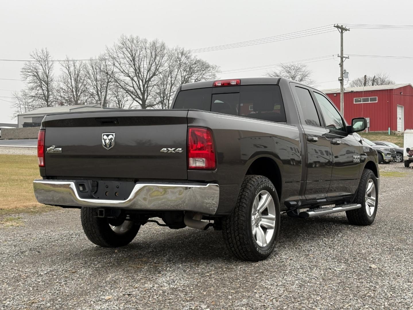 2014 GRAY /Gray RAM 1500 SLT Quad Cab 4WD (1C6RR7GG2ES) with an 3.6L V6 engine, Automatic transmission, located at 506 S. Kingshighway, Cape Girardeau, MO, 63703, (573) 235-5000, 37.294991, -89.553635 - 2014 Ram 1500 Big Horn 1-Owner 138xxx miles 4x4 3.6L V6 Automatic Power Driver Seat Bluetooth Remote Start Cruise Power Windows/Locks/Mirrors We have financing available and we accept trades! Fill out a credit application on our website or come by today! If you have any questions, give u - Photo#8