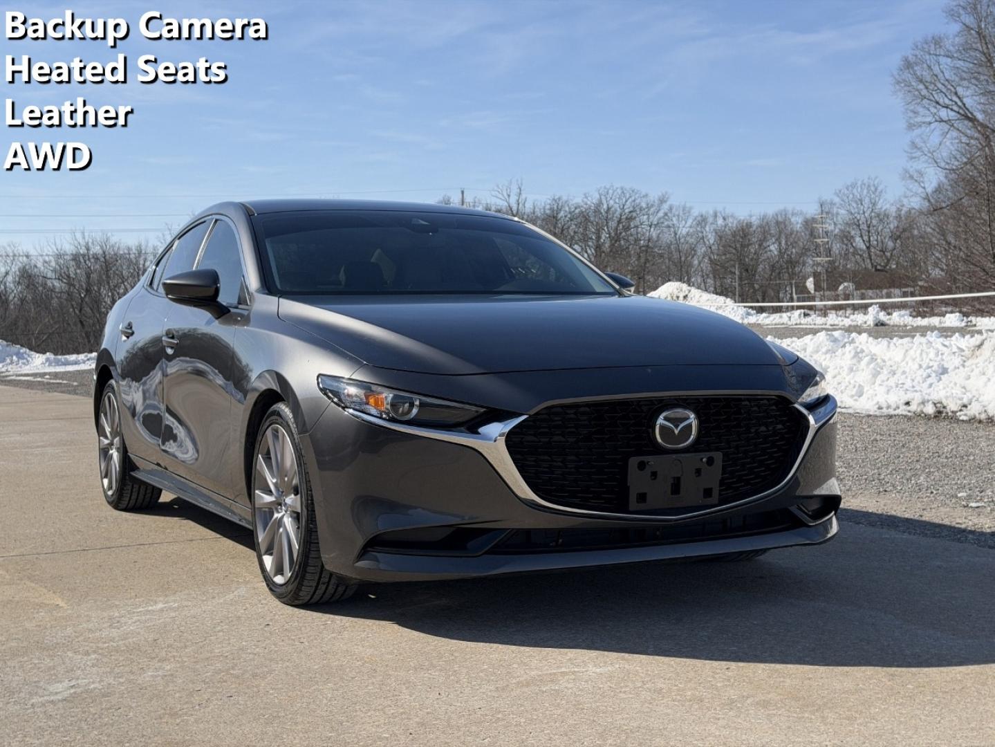 2019 GRAY /Tan Mazda MAZDA3 Preferred (JM1BPBDM6K1) with an 2.5L 4 Cyl. engine, Automatic transmission, located at 2990 Old Orchard Rd., Jackson, MO, 63755, 37.354214, -89.612106 - 2019 Mazda 3 Preferred 68xxx miles All Wheel Drive 2.5L 4 Cyl. Automatic Backup Camera Power Driver Seat Heated Seats Bluetooth Cruise Power Windows/Locks/Mirrors We have financing available and we accept trades! Fill out a credit application on our website or come by today! If you have - Photo#0
