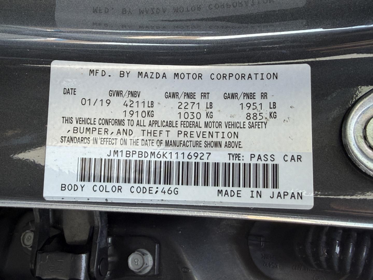 2019 GRAY /Tan Mazda MAZDA3 Preferred (JM1BPBDM6K1) with an 2.5L 4 Cyl. engine, Automatic transmission, located at 2990 Old Orchard Rd., Jackson, MO, 63755, 37.354214, -89.612106 - 2019 Mazda 3 Preferred 68xxx miles All Wheel Drive 2.5L 4 Cyl. Automatic Backup Camera Power Driver Seat Heated Seats Bluetooth Cruise Power Windows/Locks/Mirrors We have financing available and we accept trades! Fill out a credit application on our website or come by today! If you have - Photo#49
