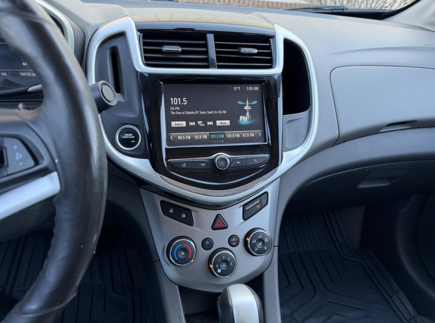 2017 SILVER /Gray Chevrolet Sonic Premier (1G1JF5SB5H4) with an 1.4L 4 Cyl. TURBO engine, Automatic transmission, located at 2990 Old Orchard Rd., Jackson, MO, 63755, 37.354214, -89.612106 - 2017 Chevrolet Sonic Premier 138xxx miles Front Wheel Drive 1.4L 4 Cyl. Automatic Leather Backup Camera Power Driver Seat Heated Seats Heated Steering Wheel Bluetooth Remote Start Cruise Power Windows/Locks/Mirrors We have financing available and we accept trades! Fill out a credit app - Photo#23